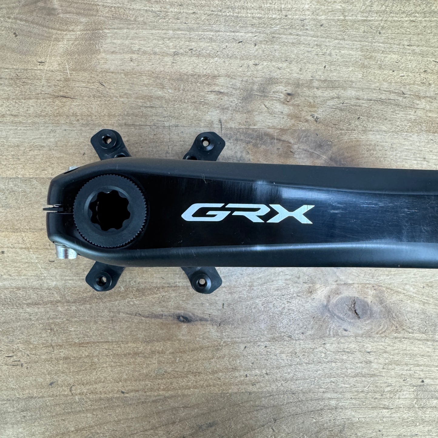 Shimano GRX FC-RX810 172.5mm Alloy 24mm 4-Bolt Crankset without Chainrings 576g