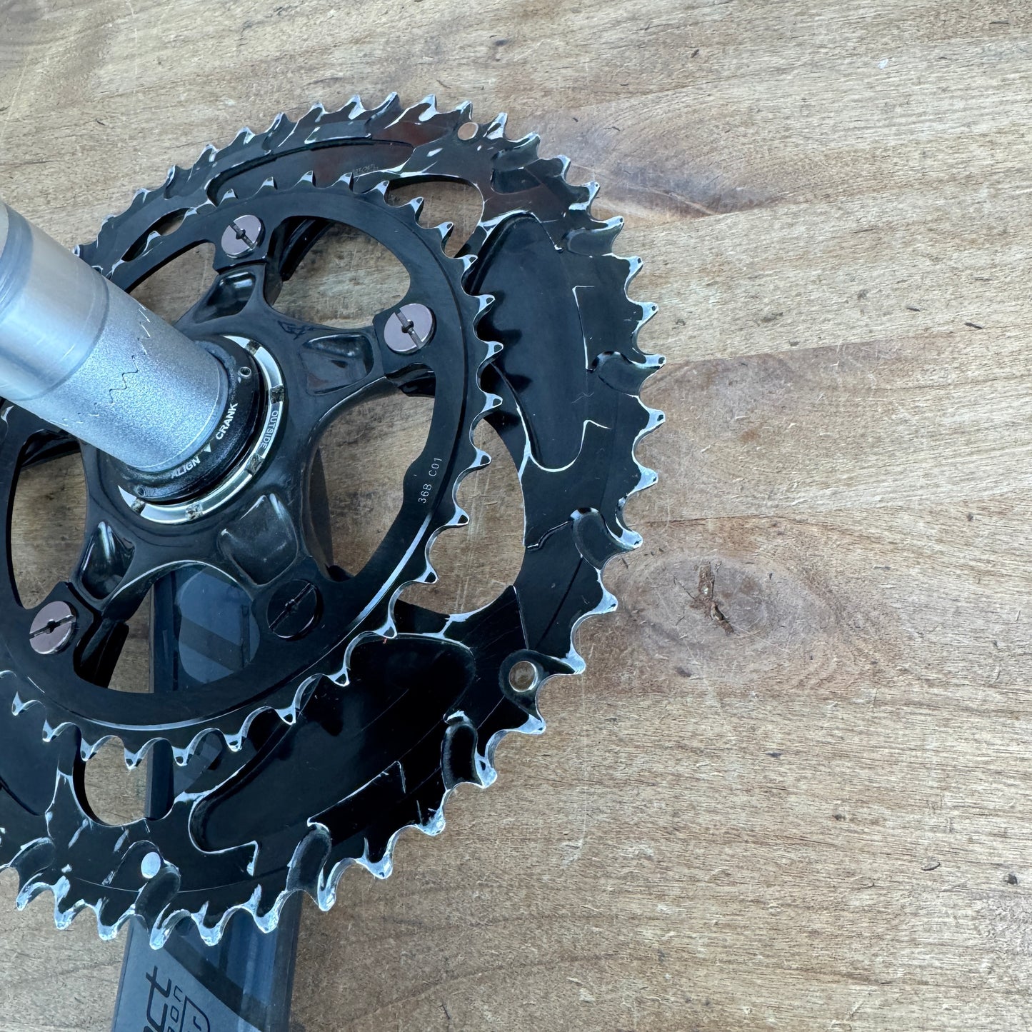 Specialized S-Works Carbon 172.5mm 52/36t 10/11-Speed Crankset 30mm Spindle 563g