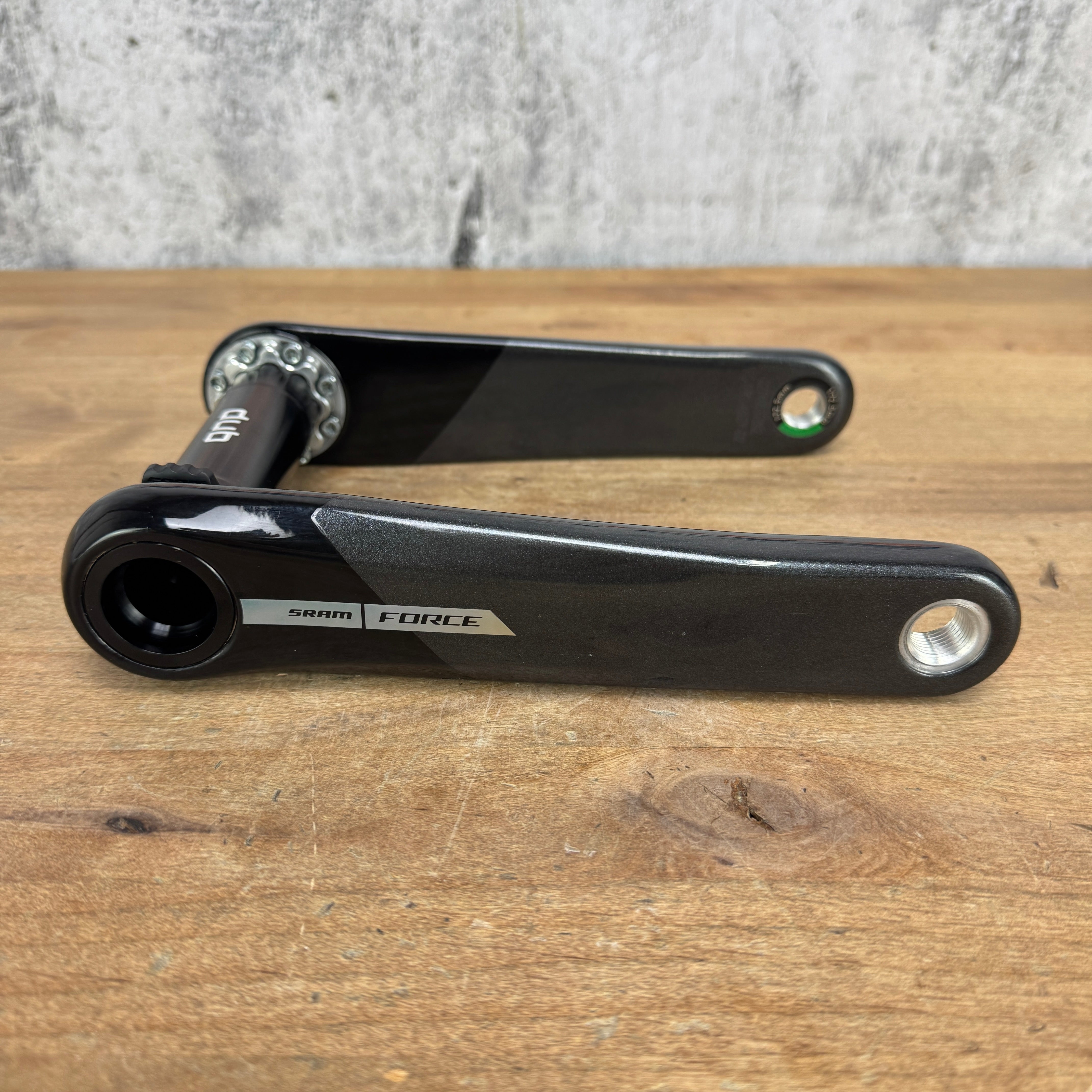 Low Mile! SRAM Force AXS D2 172.5mm DUB Carbon Bike Crankset 482g