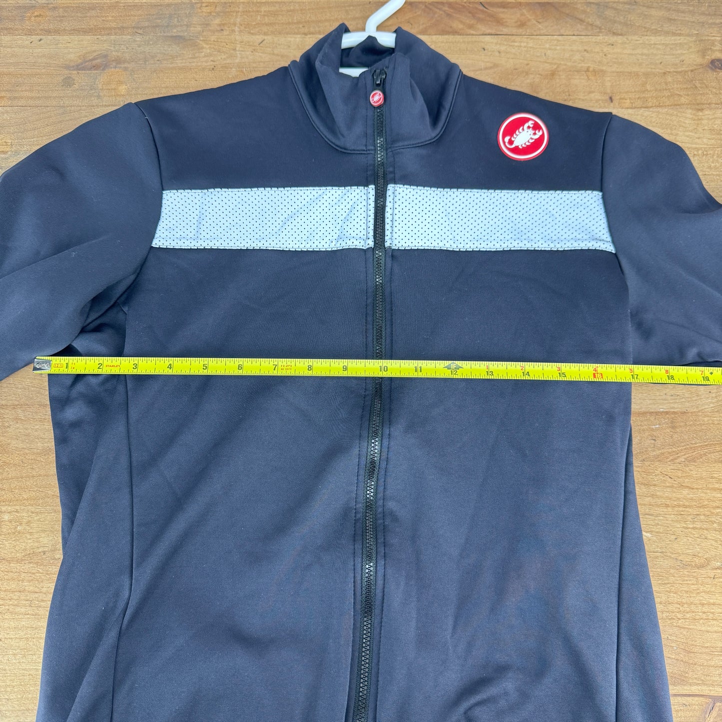 Castelli Black Men's Large Cycling Jacket w/Pockets