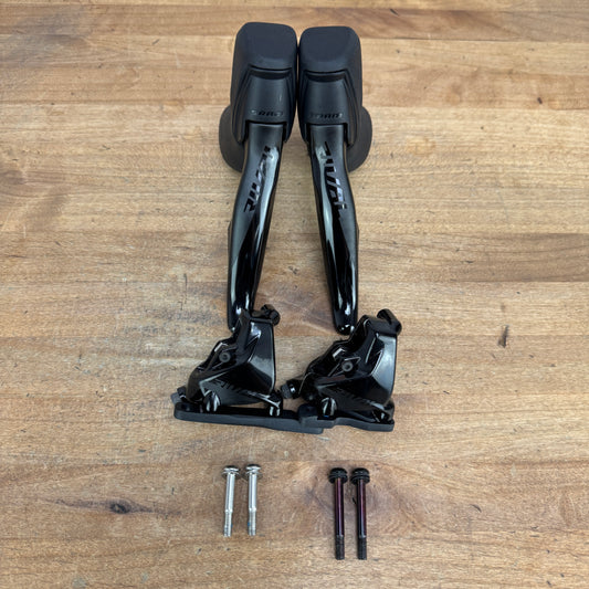 Low Mile! SRAM Rival AXS D1 Electronic 12-Speed Bike Shifters w/ Calipers 797g