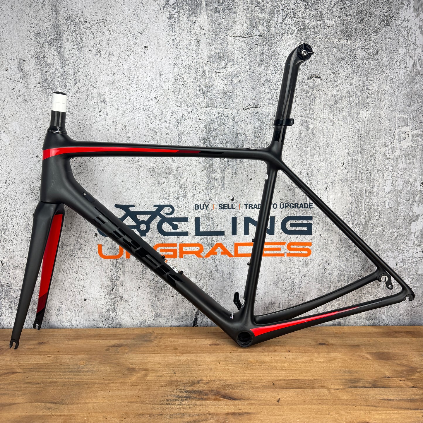 Mint! 2016 Trek Emonda SLR H2 Fit 700 56cm OCLV Carbon Rim Brake Frameset 700c