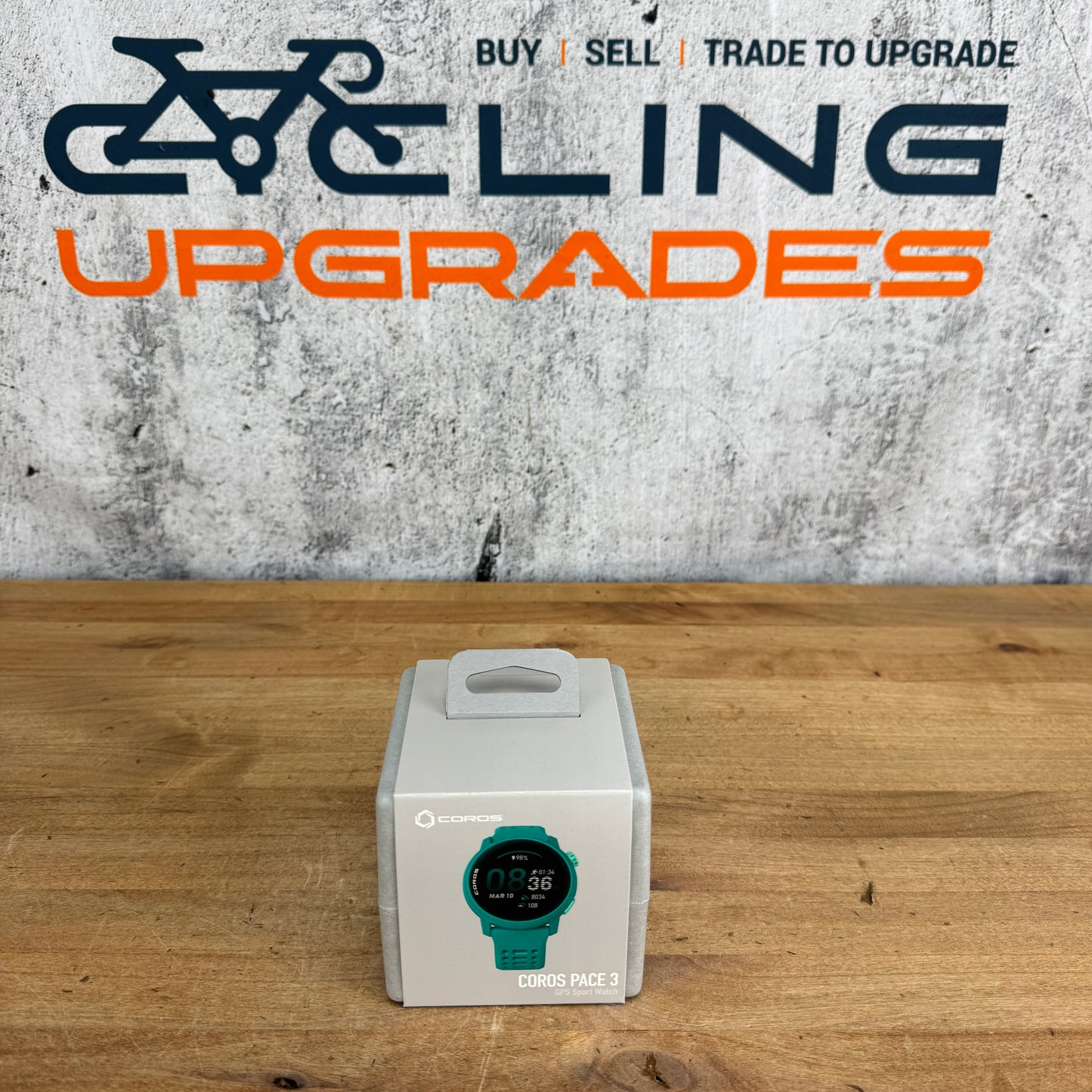 New! Coros Pace 3 GPS Sport Watch Emerald Silicone Band 39g