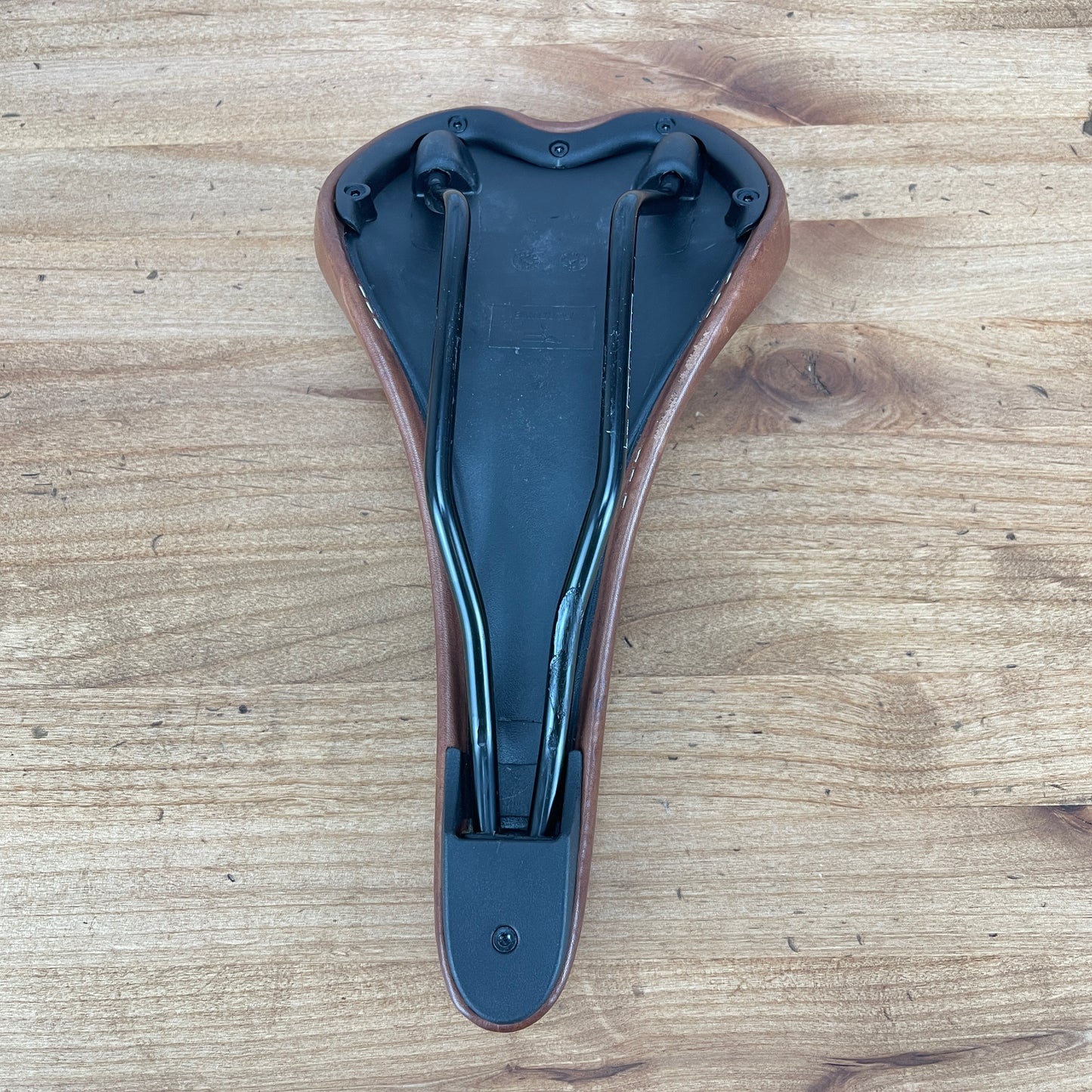 Fortune 7x7mm Alloy Rails Brown 138mm Cycling Saddle 315g