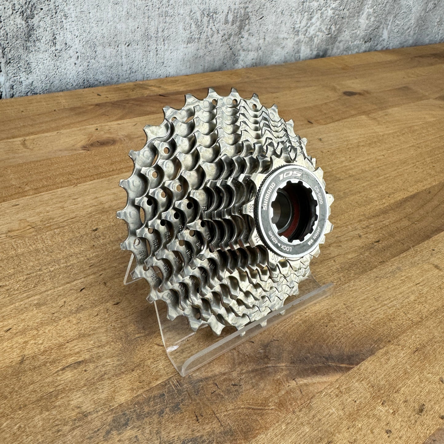 Shimano 105 CS-5800 11-28t 11-Speed Road Bike Cassette "Light Wear" 276g