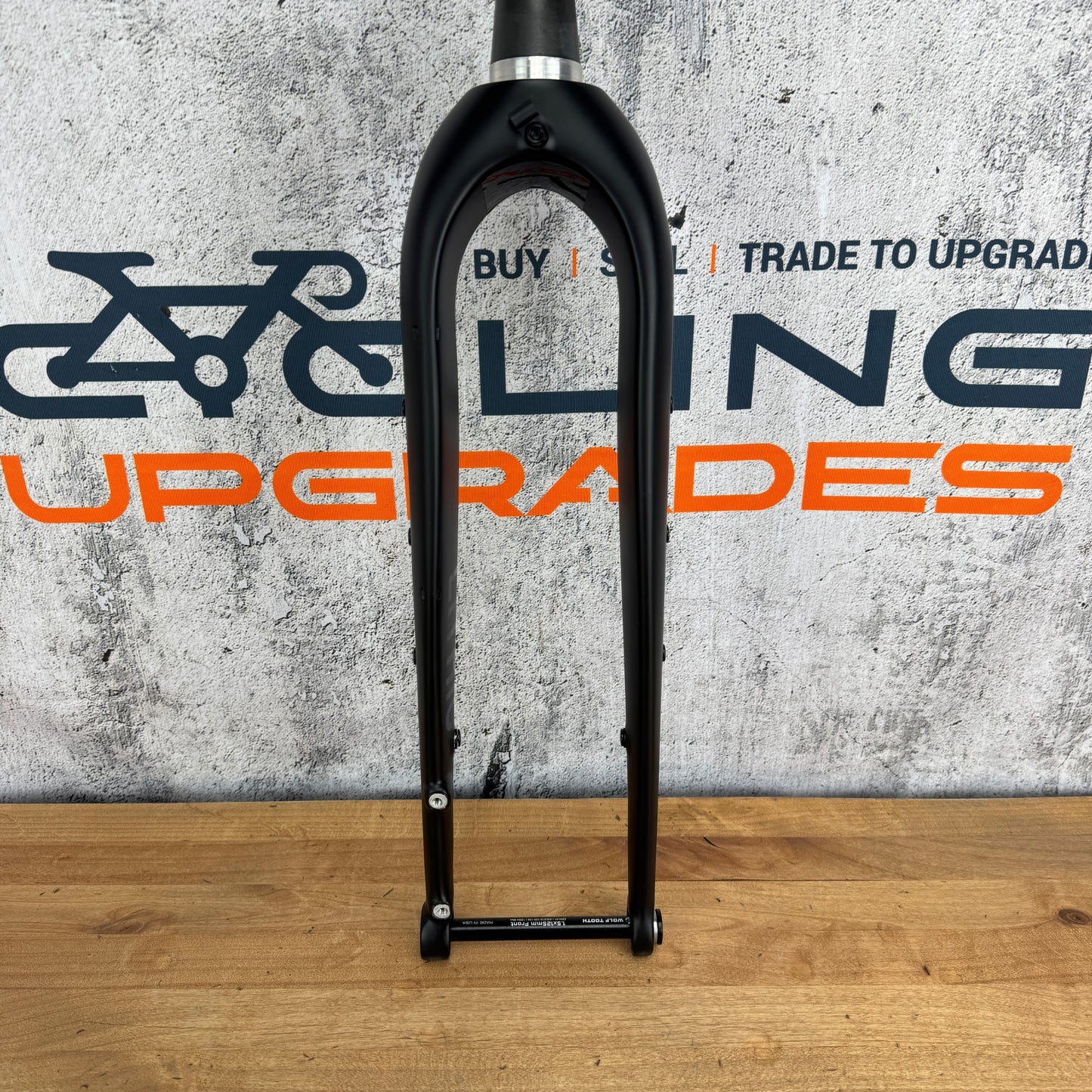 Wolf Tooth Lithic Hiili Osto Carbon 260mm Steerer 1 1/8" Tapered Disc Fork 589g