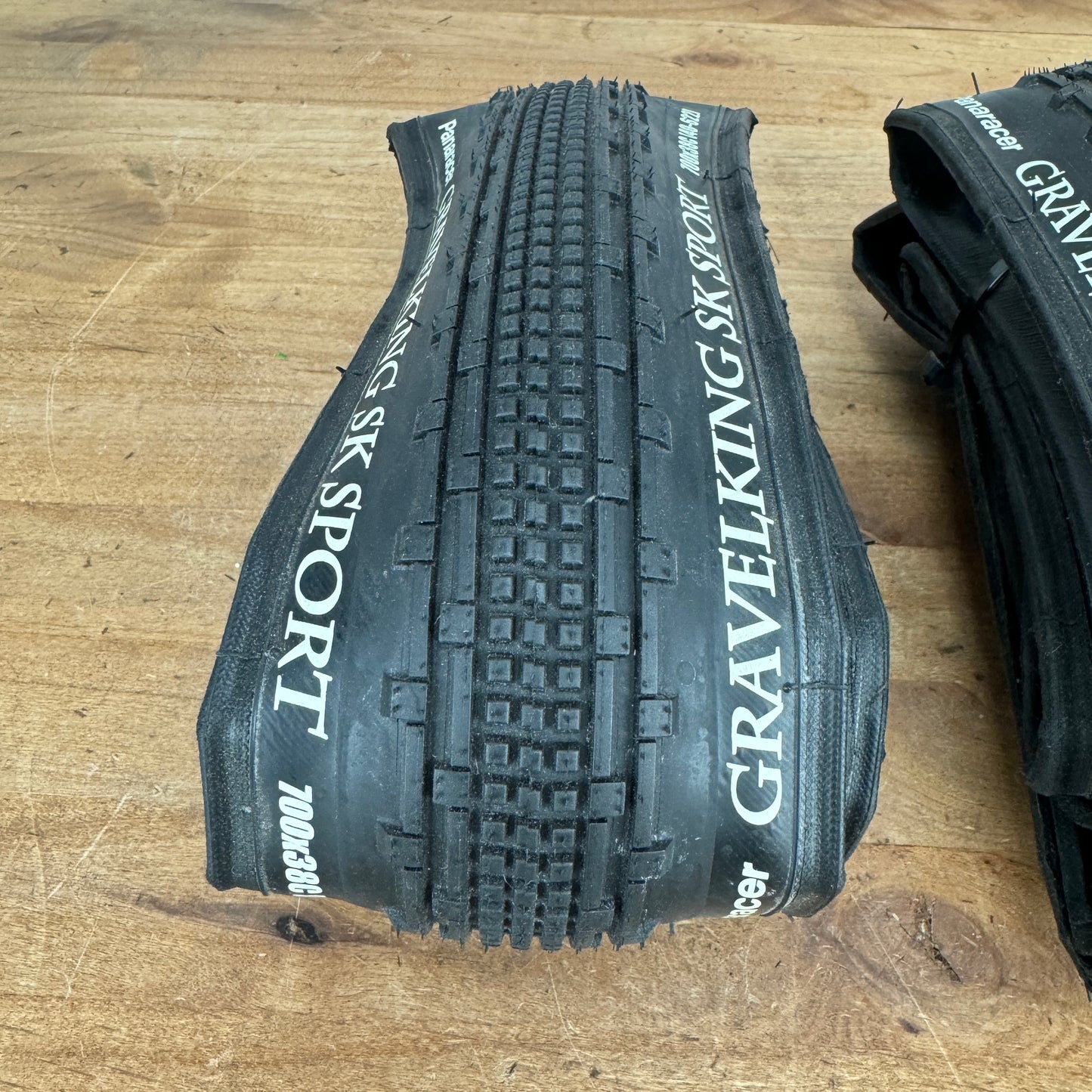 Pair Panaracer Gravel King SK Sport 700c x 38mm Tubeless Tires