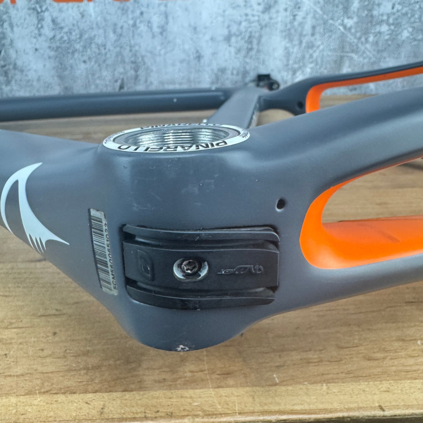 2016 Pinarello Dogma F8 56cm Carbon Rim Brake Zwift Edition Frameset (Damaged)