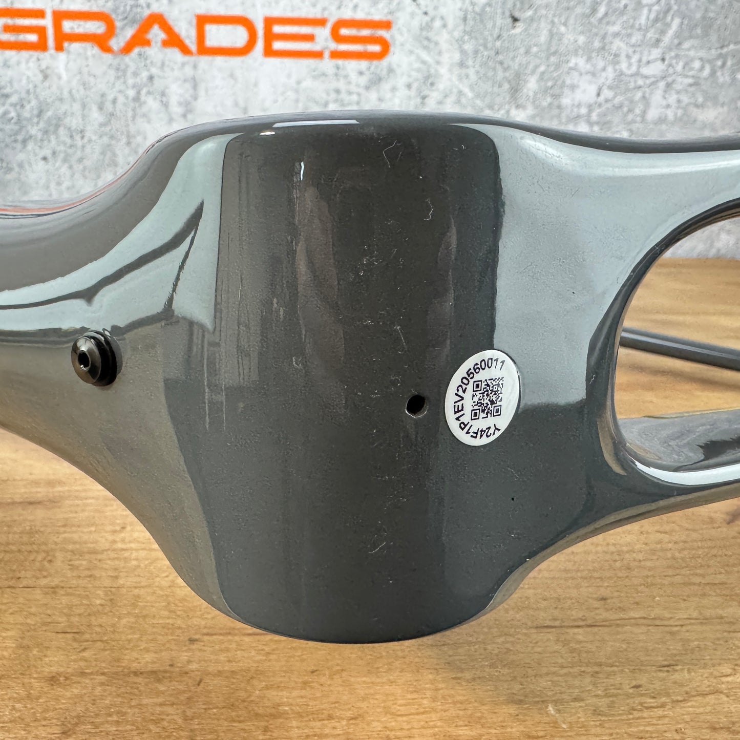 Low Mile! 2025 Enve Fray 56cm ASH Grey Carbon UDH Disc Brake Frameset 700c 2046g