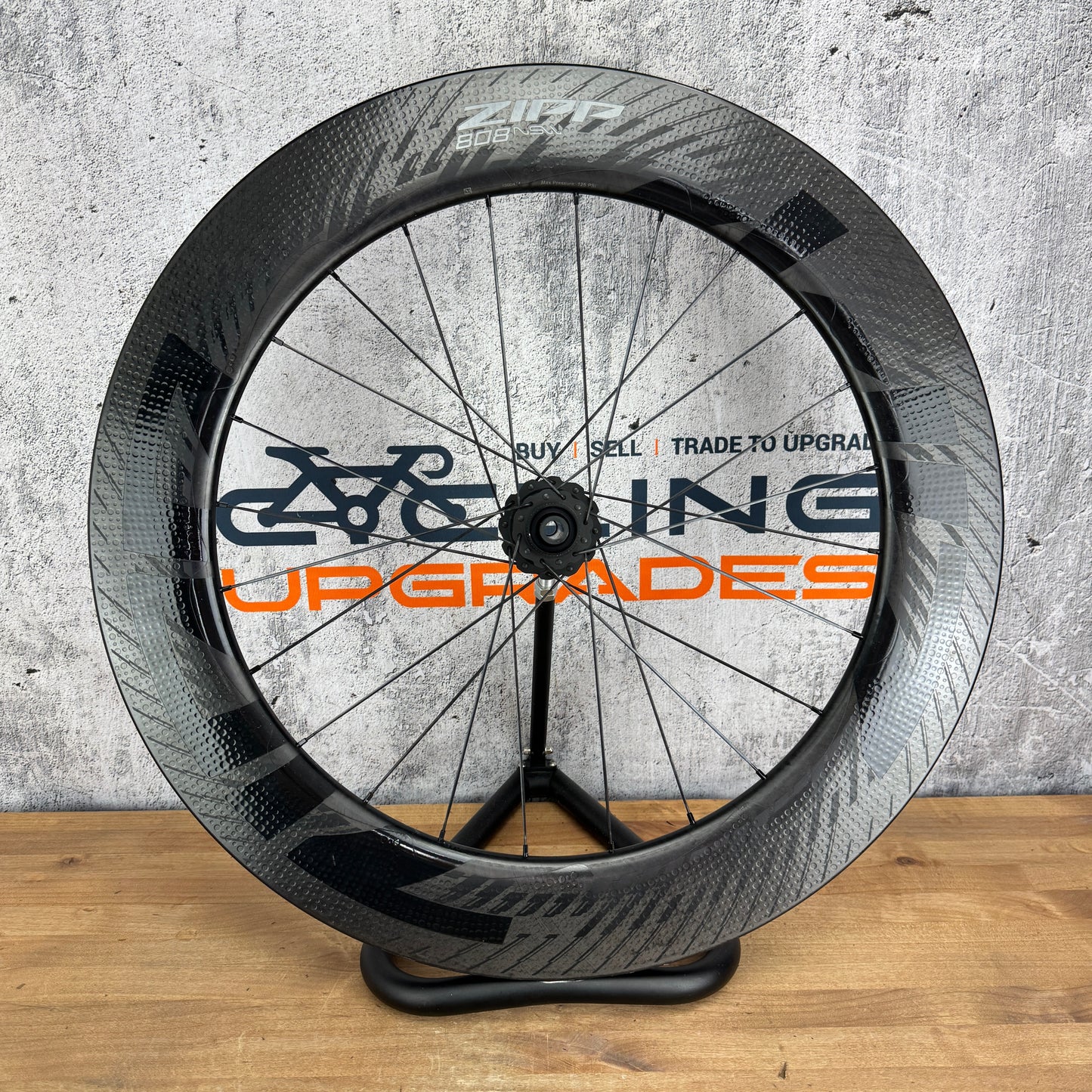 Low Mile! Zipp 808 NSW Carbon Tubeless Disc Rear Wheel 700c 989g