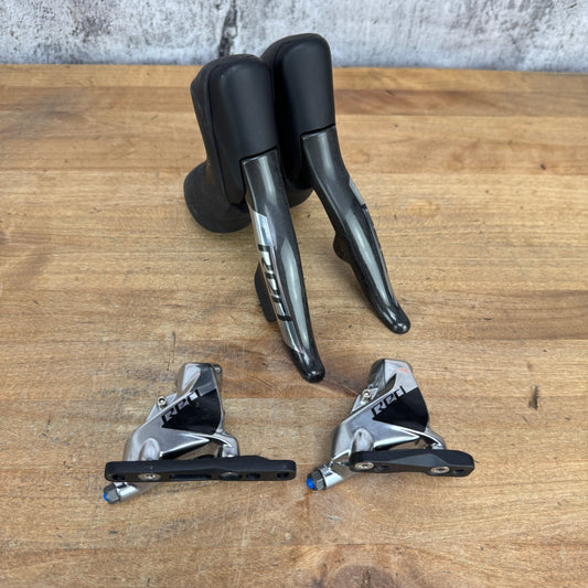 SRAM Red AXS D1 Electronic Hydraulic 12-Speed Shifters + Disc Brake Calipers