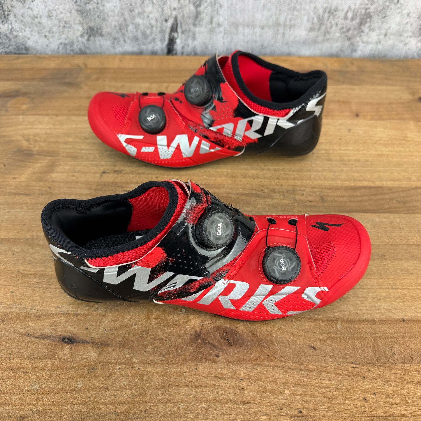 Light Use! Specialized S-Works Ares Road Size 38 EU 3-Bolt Road Cycling Shoes