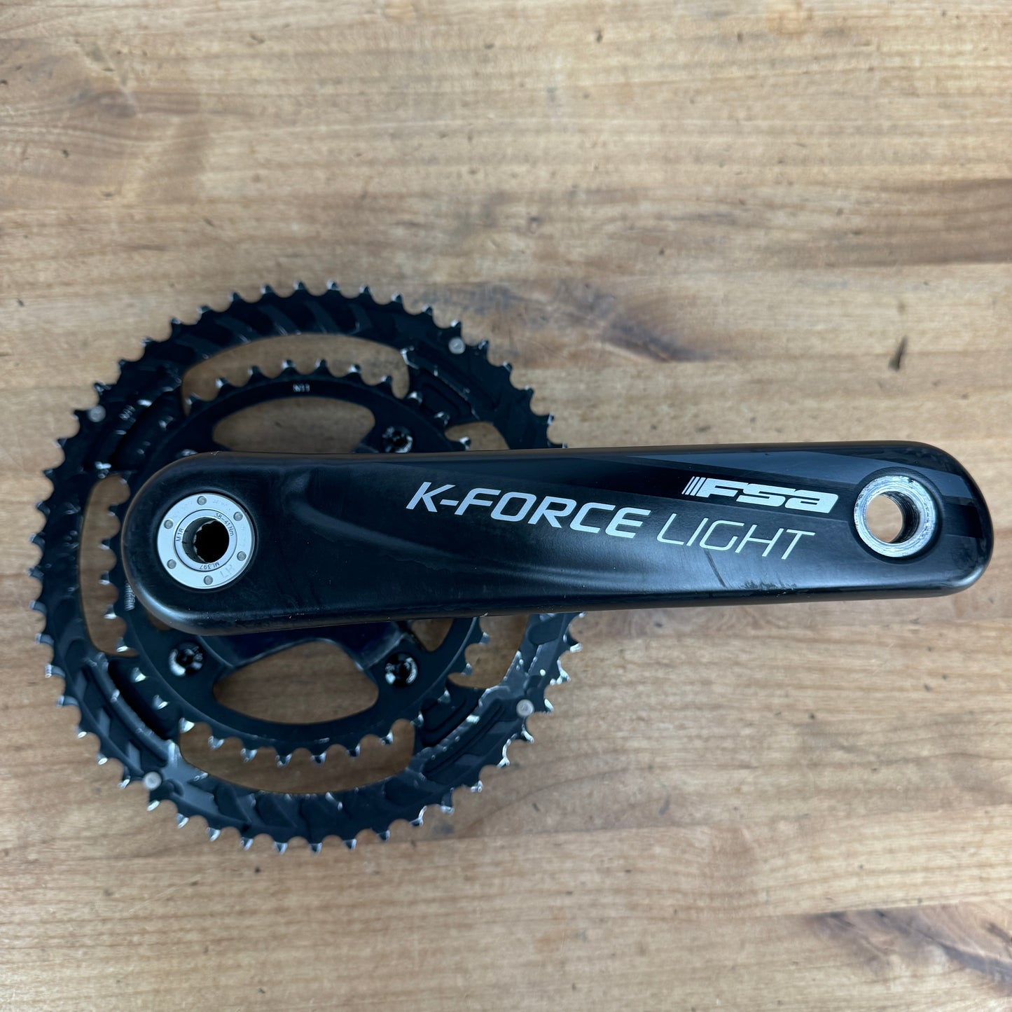 Low Mile! FSA K-Force Light Carbon 386EVO 172.5mm Crankset W/ 52/36T Chainrings