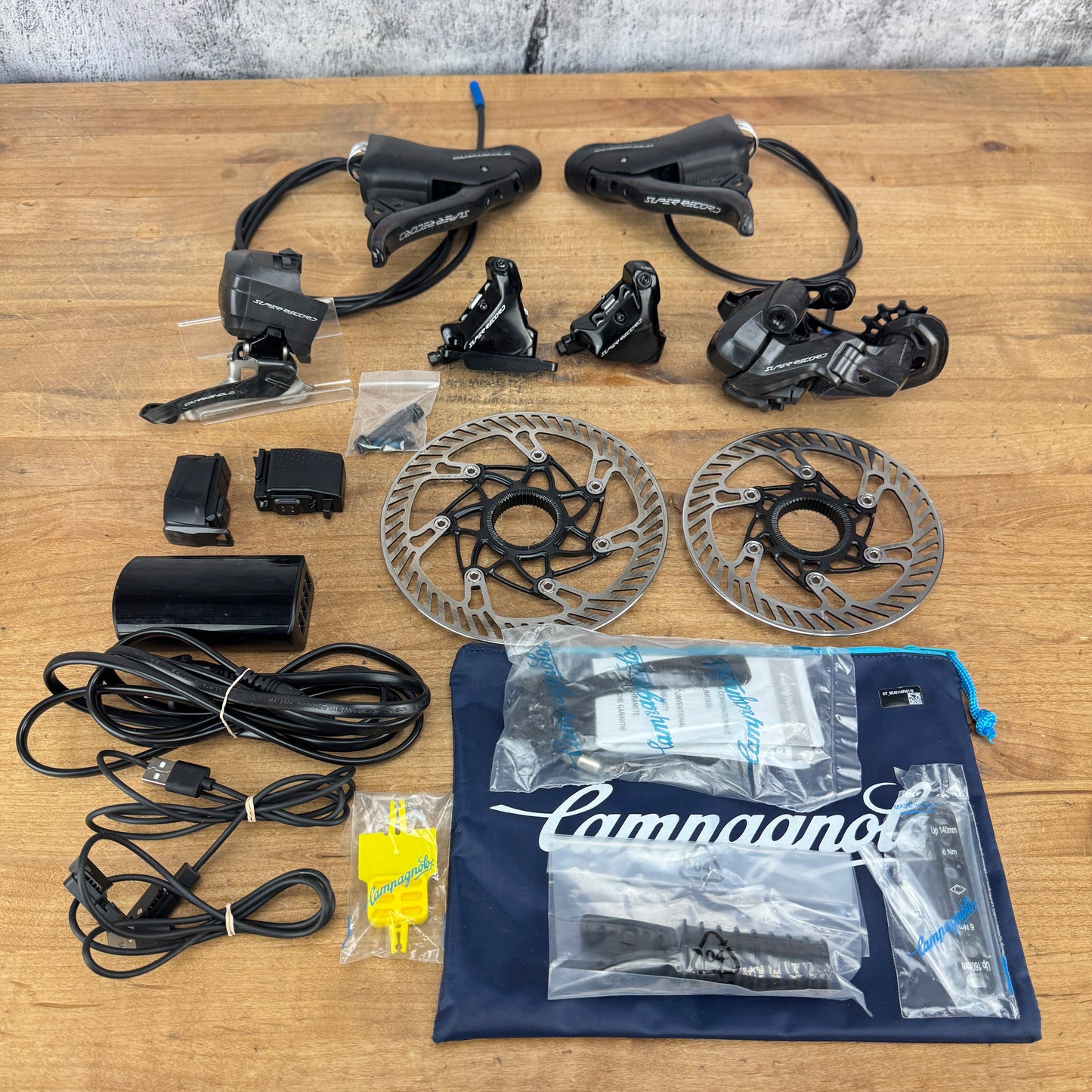 Ridden Once! Campagnolo Super Record 12 WRL Wireless 12-Speed Disc Mini Groupset