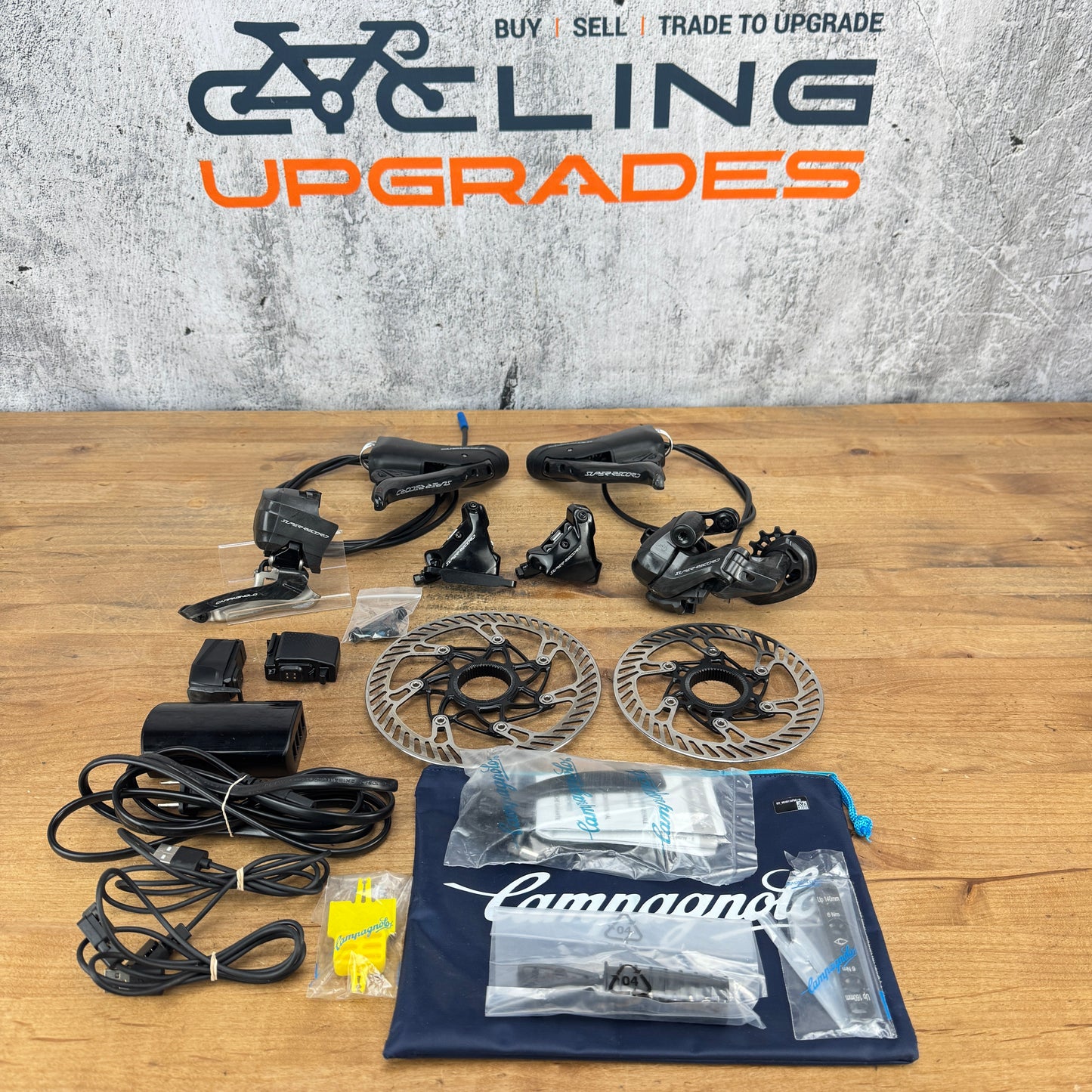 Ridden Once! Campagnolo Super Record 12 WRL Wireless 12-Speed Disc Mini Groupset