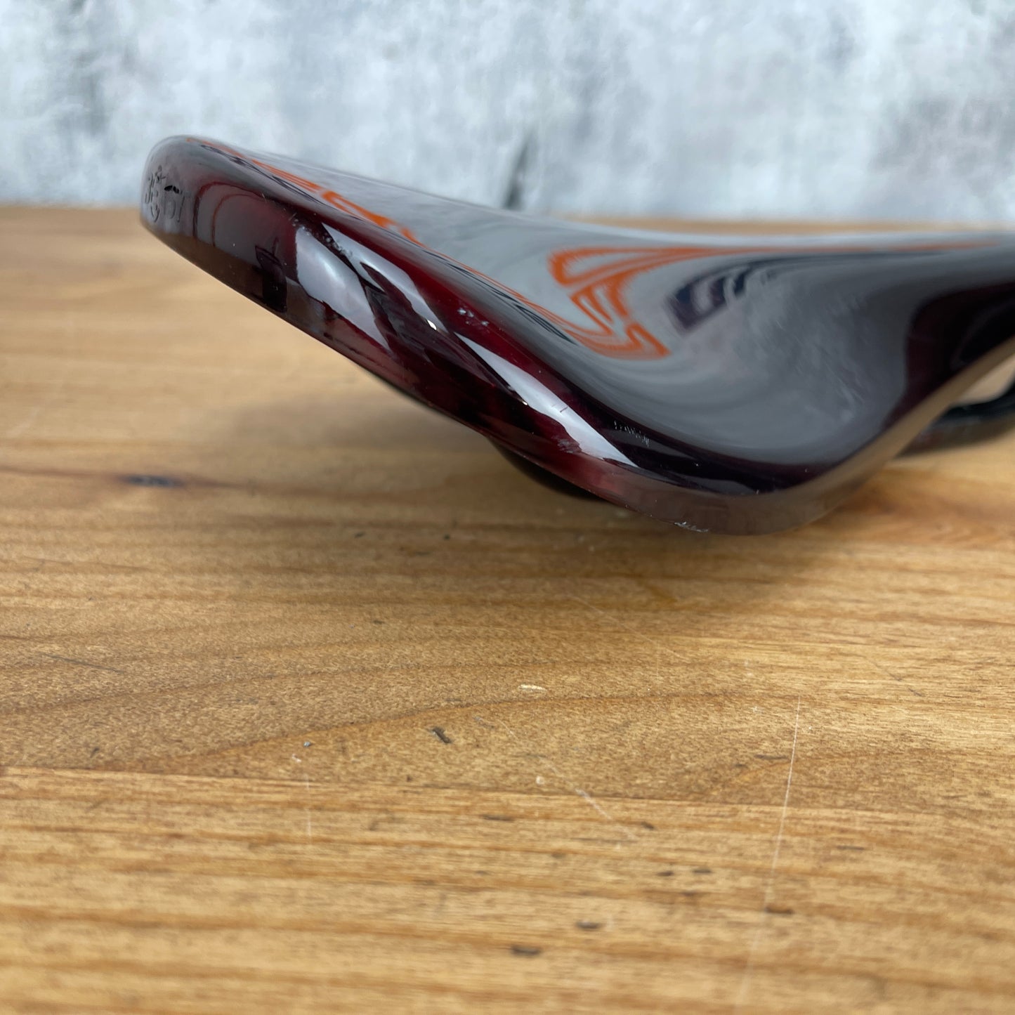 Beast Components Pure Red Gloss 7x9mm Carbon Rails Bicycle Saddle 100g