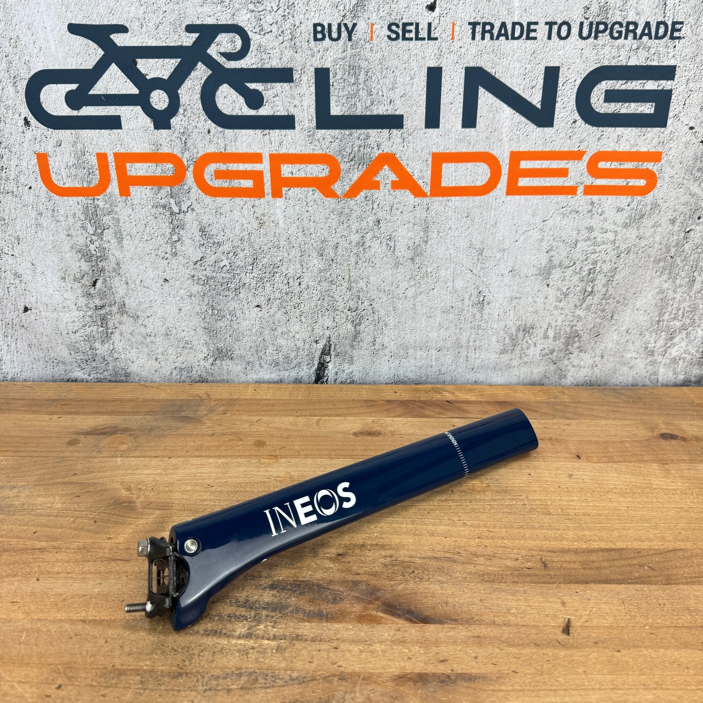 New! Pinarello Dogma F12 Team Ineos 350mm Zero Setback Seatpost 205g MSRP $550