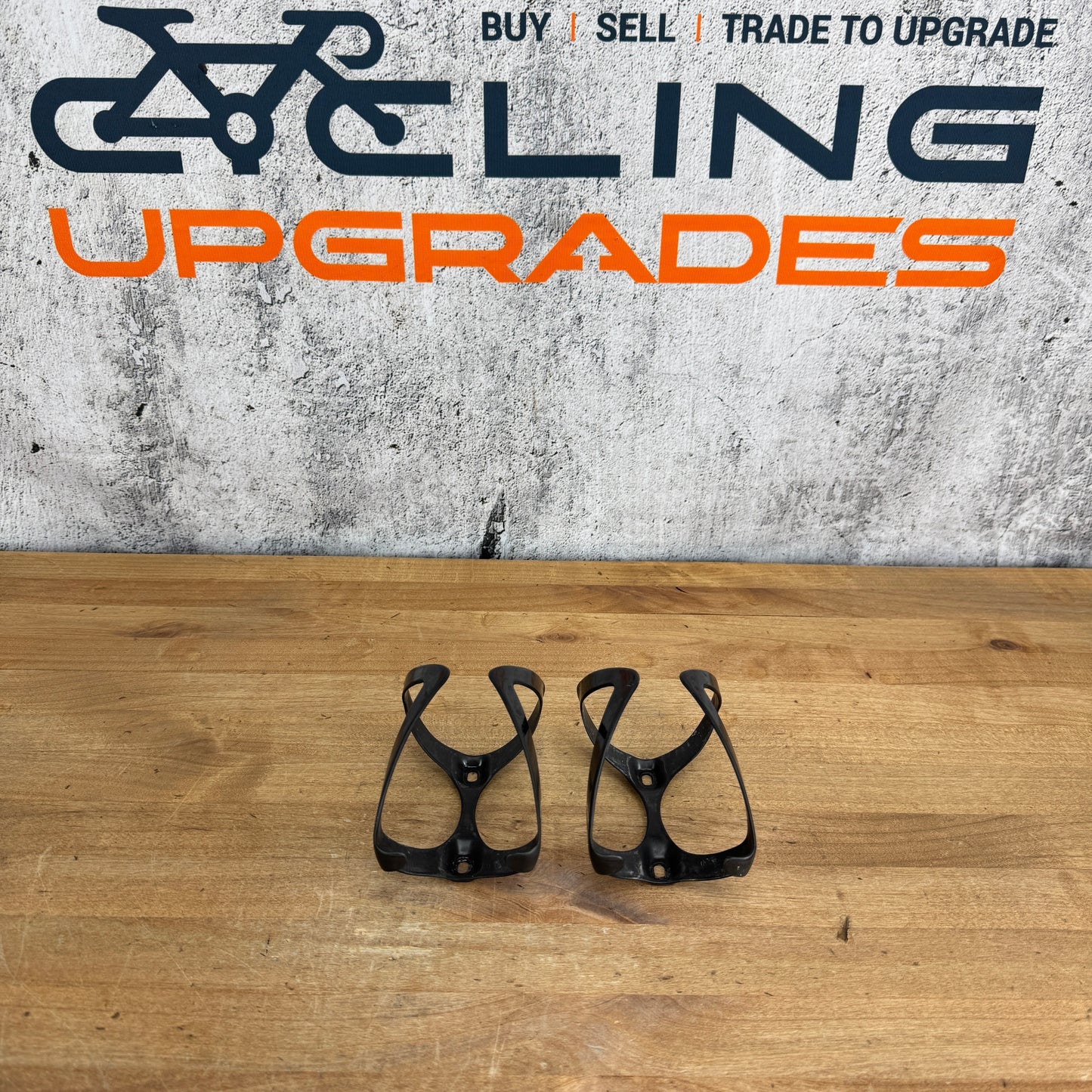 Pair Shimano Pro Carbon Bike Water Bottle Cages 44g