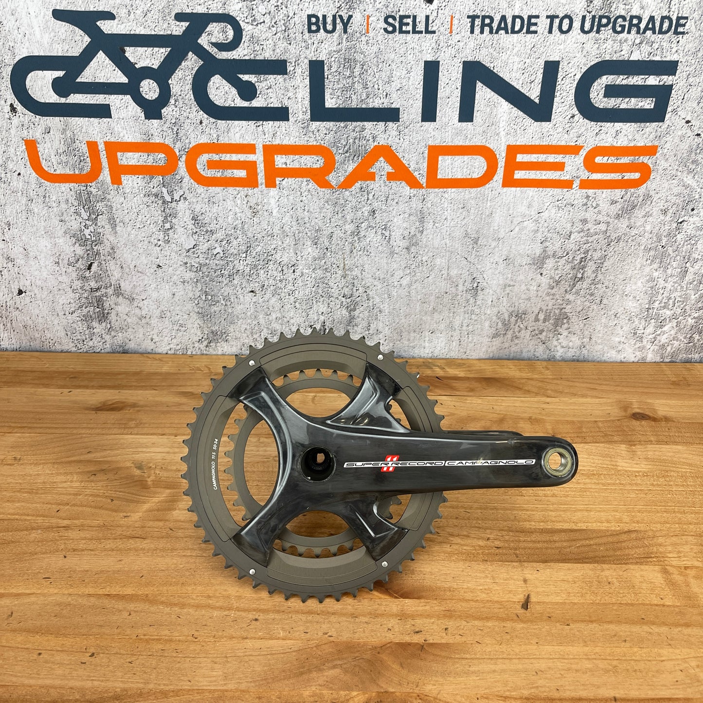 Campagnolo 2015-2017 Super Record 11 50/34t 175mm Carbon Crankset 630g