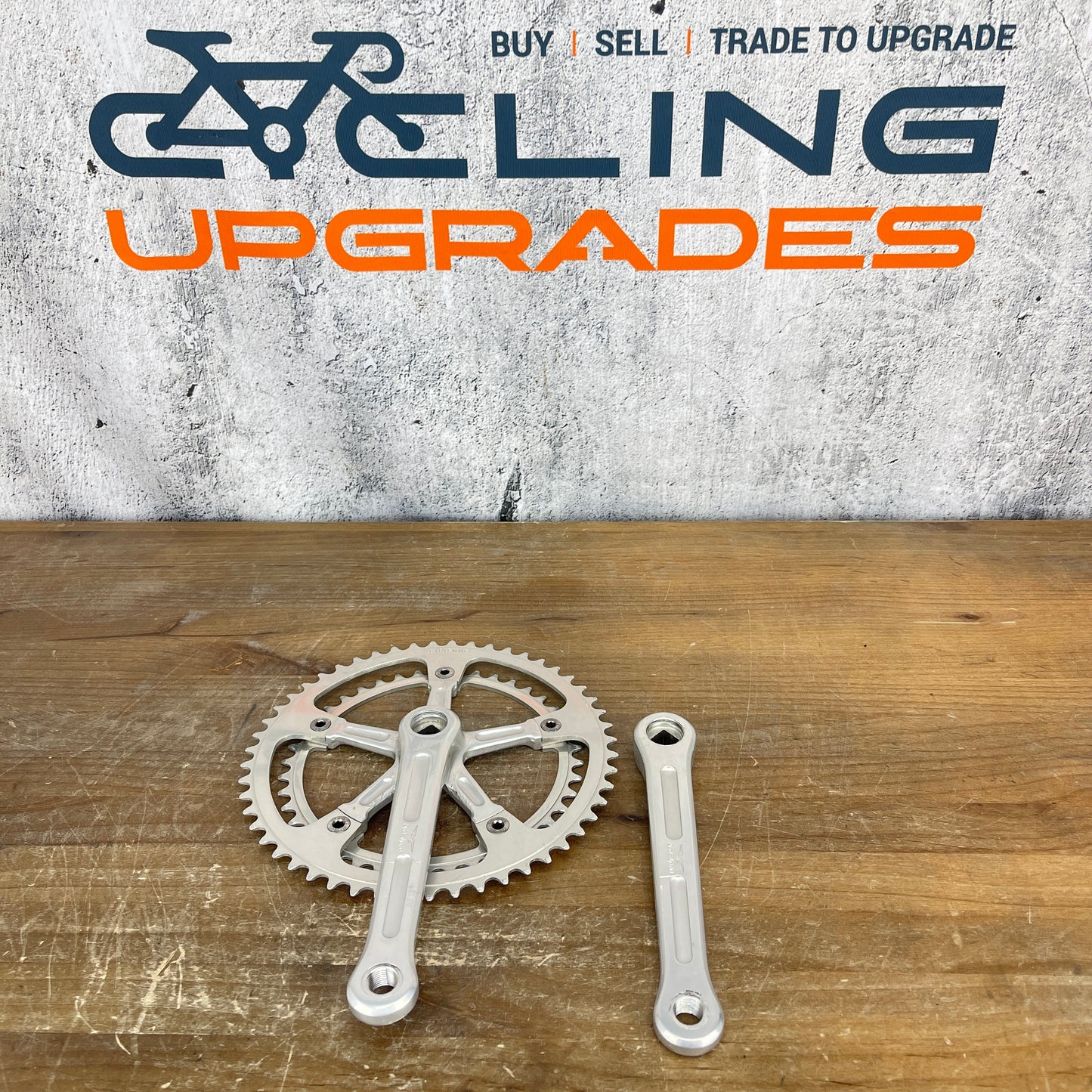 Gipiemme Dual Sprint 172.5mm 52/42t Square Taper Road Bike Alloy Crankset 635g