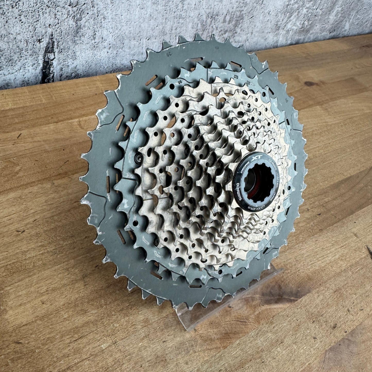 Shimano Deore XT CS-M8000 11-46t 11-Speed Bike Cassette "Typical Wear" 453g