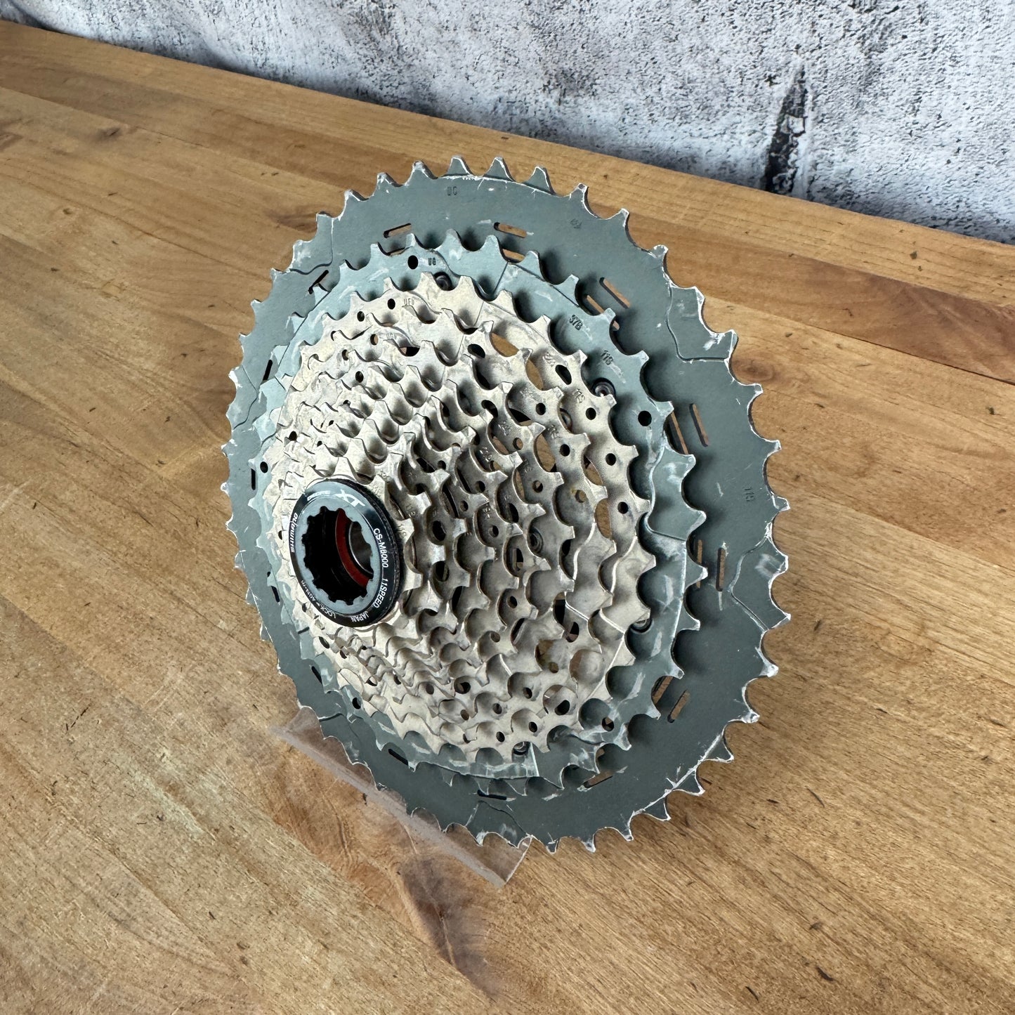Shimano Deore XT CS-M8000 11-46t 11-Speed Bike Cassette "Typical Wear" 453g