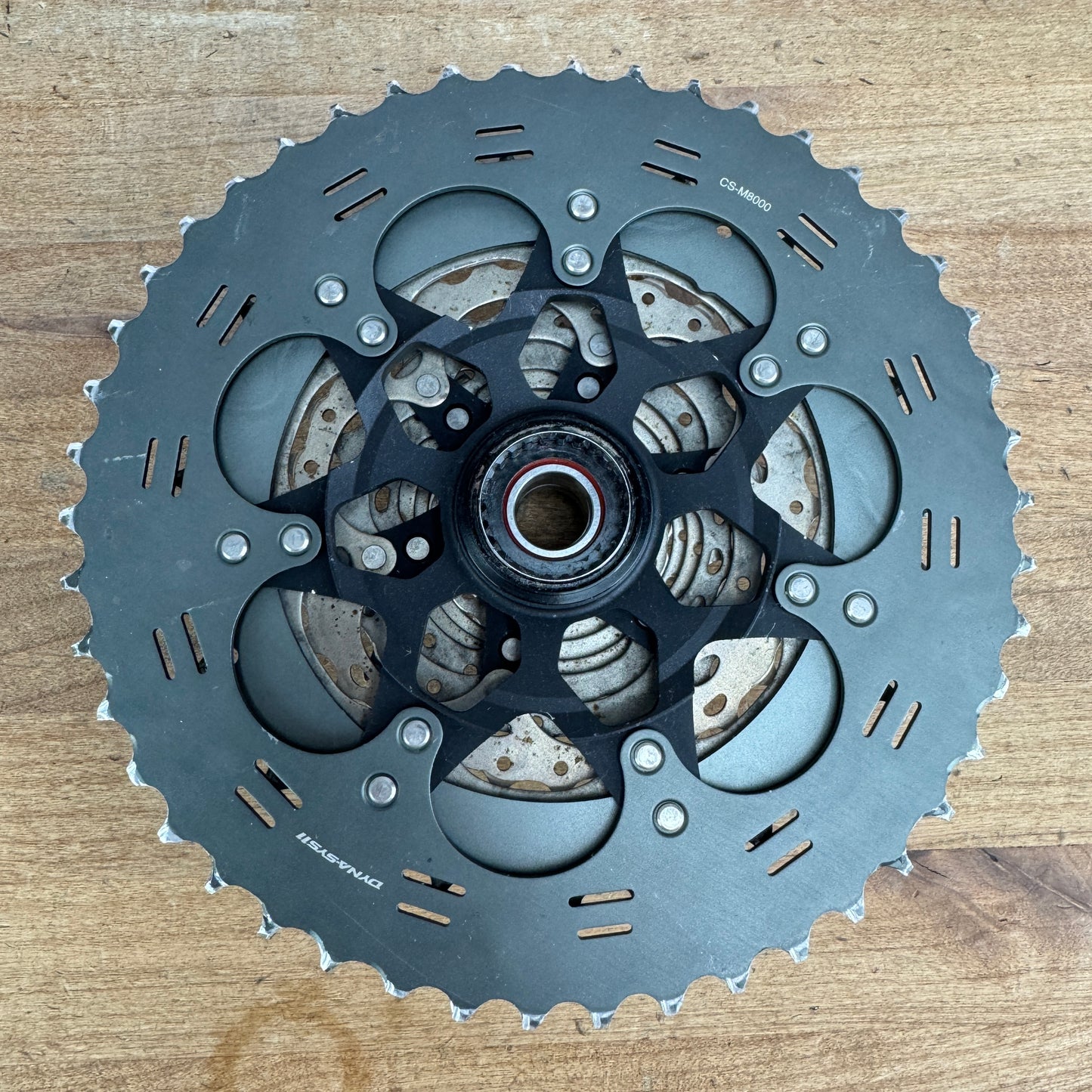 Shimano Deore XT CS-M8000 11-46t 11-Speed Bike Cassette "Typical Wear" 453g