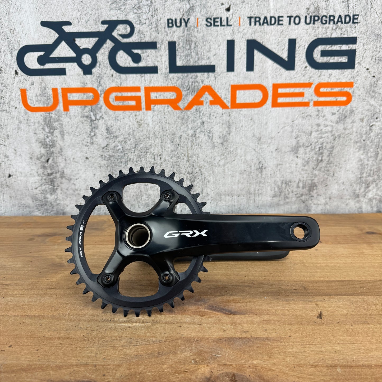 New Takeoff! Shimano GRX RX820 12-Speed 172.5mm 40t 24mm Crankset 648g MSRP $250