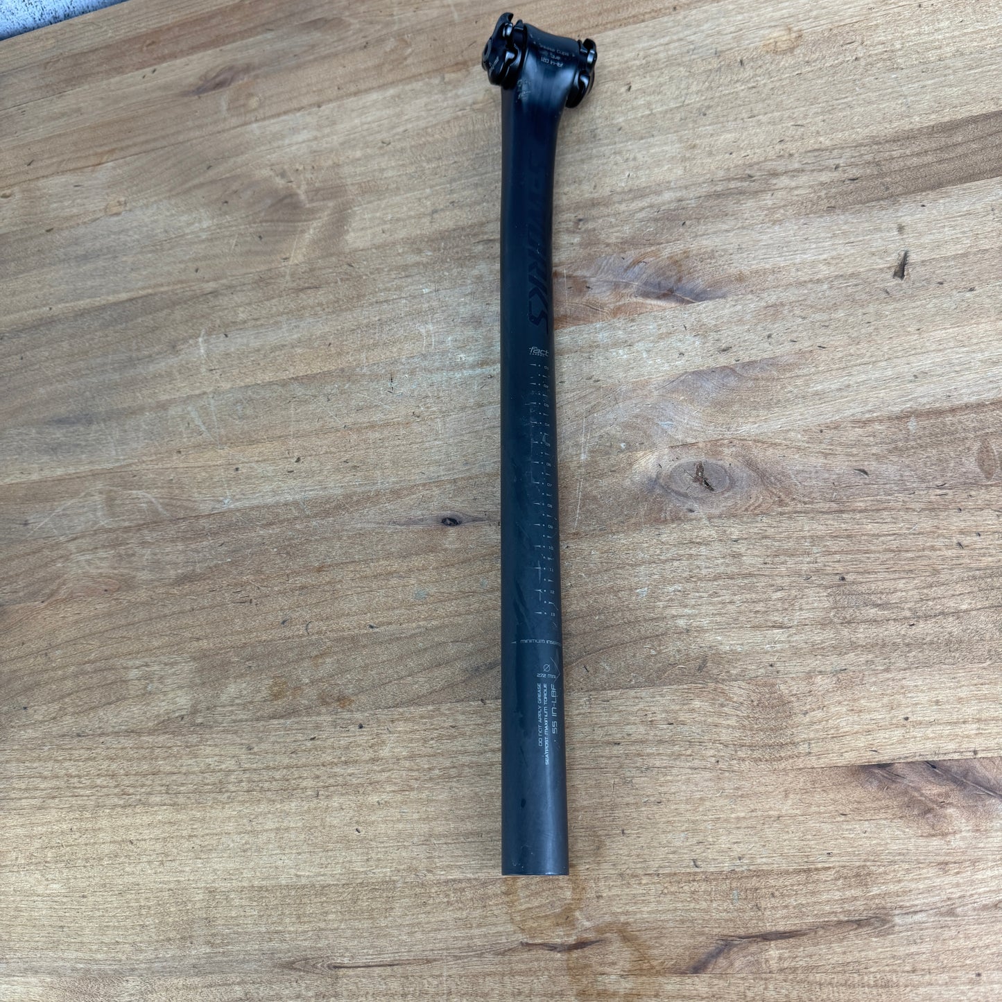 Specialized S-Works 20mm Setback Carbon 400mm x 27.2mm Seatpost 192g