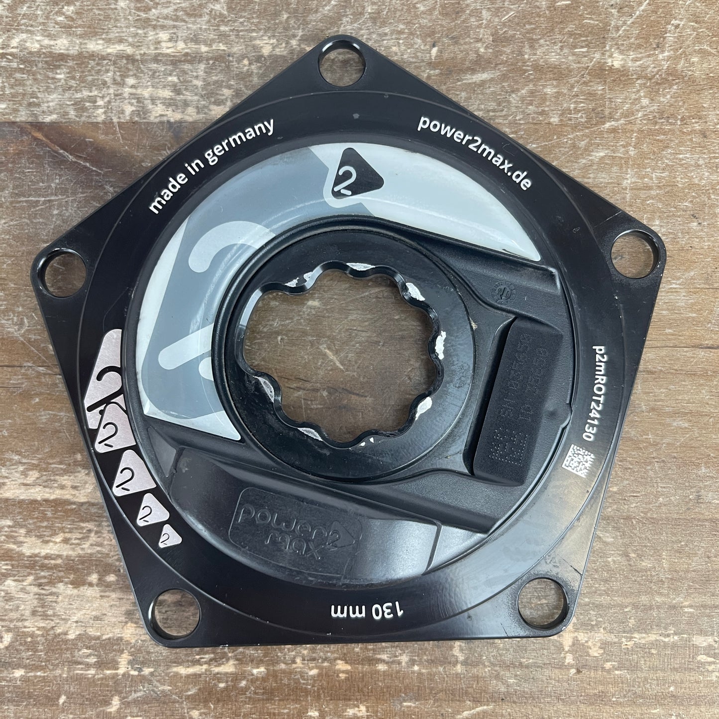 Power2Max Type S 5-Bolt Fits Rotor 24 Direct Mount Power Meter Spider 130BCD