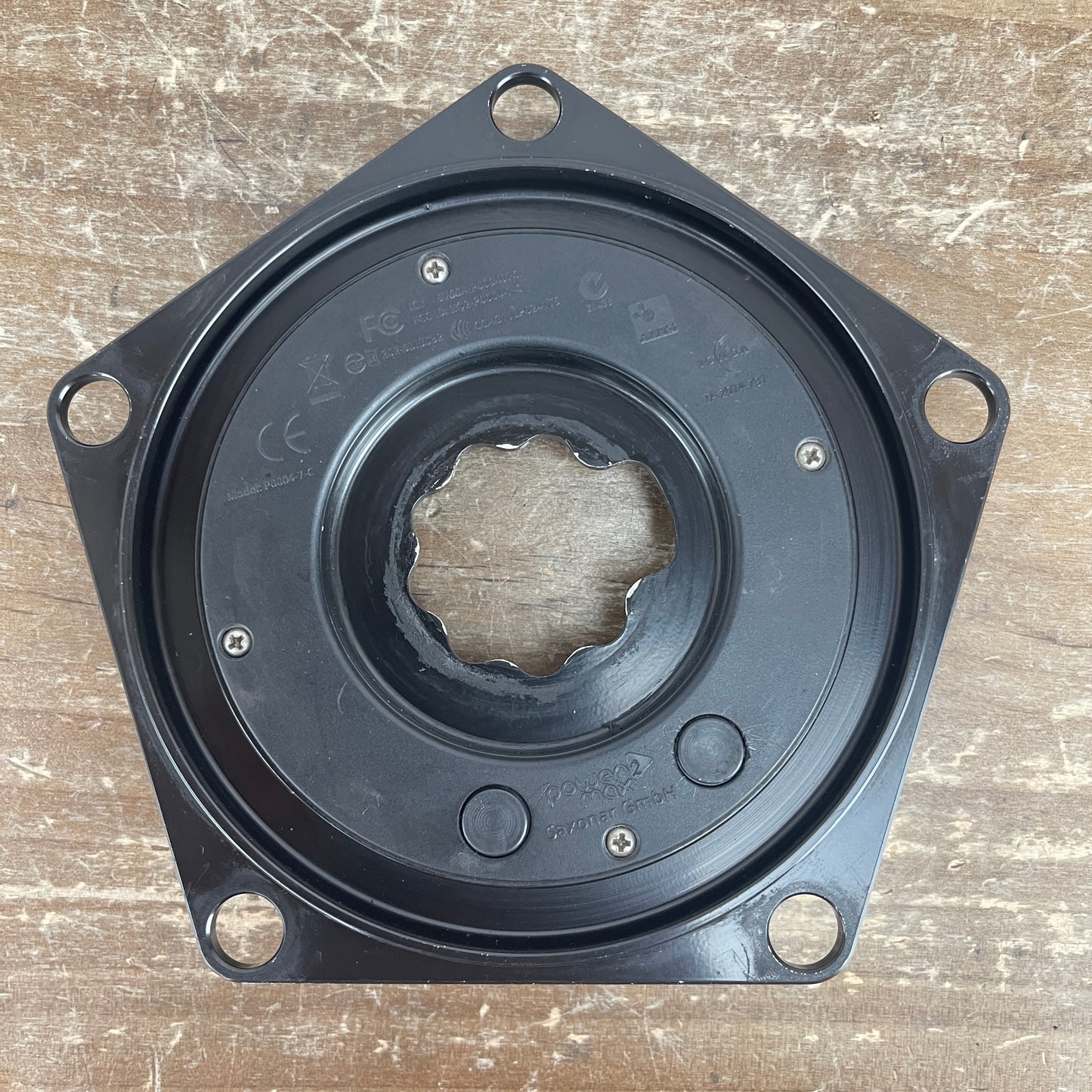 Power2Max Type S 5-Bolt Fits Rotor 24 Direct Mount Power Meter Spider 130BCD