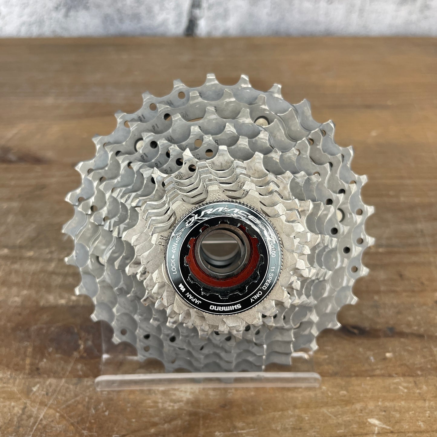 Shimano Dura Ace CS-R9100 11-30t 11-Speed Road Bike Cassette 205g Typical Wear
