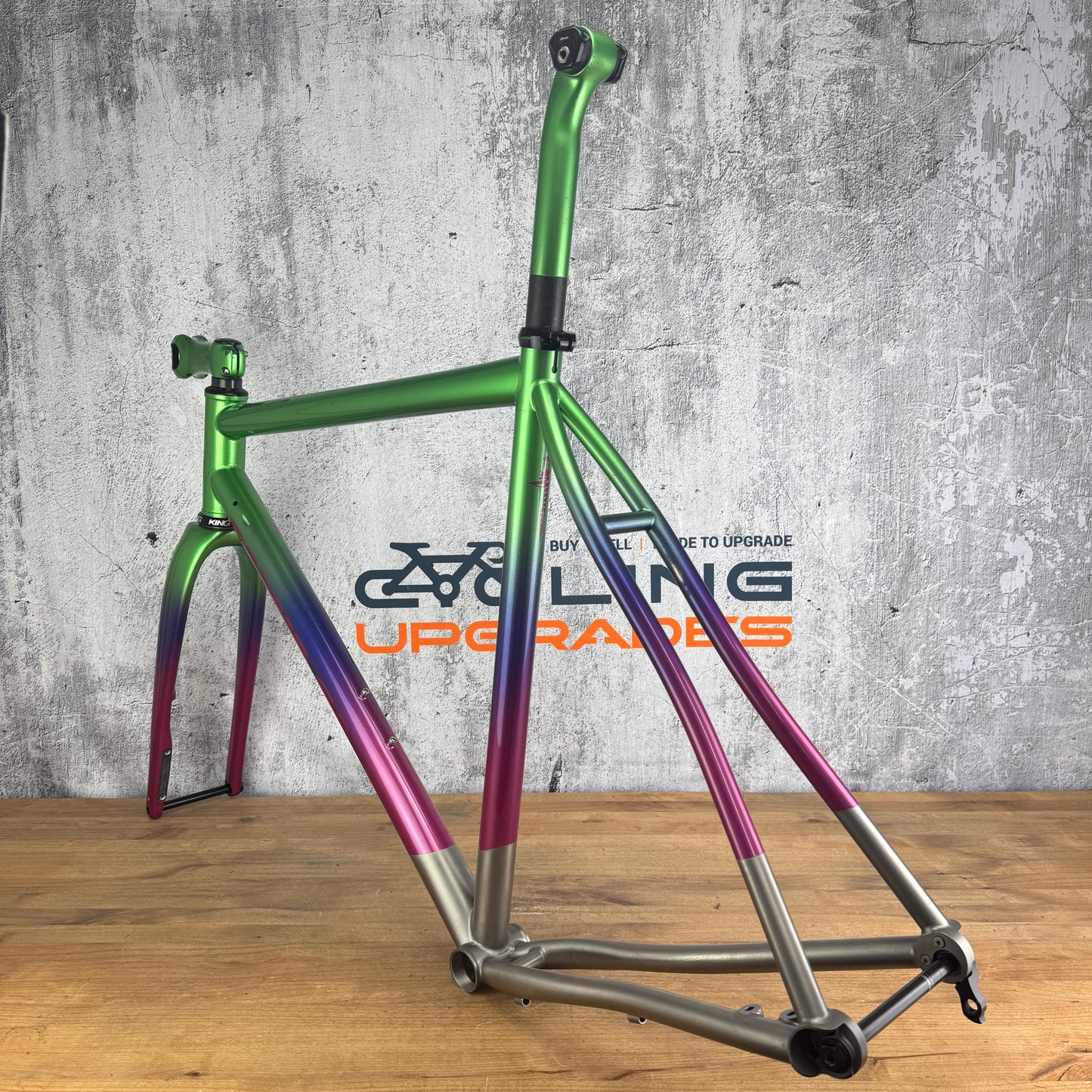 2021 Mosaic GT-1 AR Titanium 56.5cm Enve Chris King Gravel Bike Frameset 700c