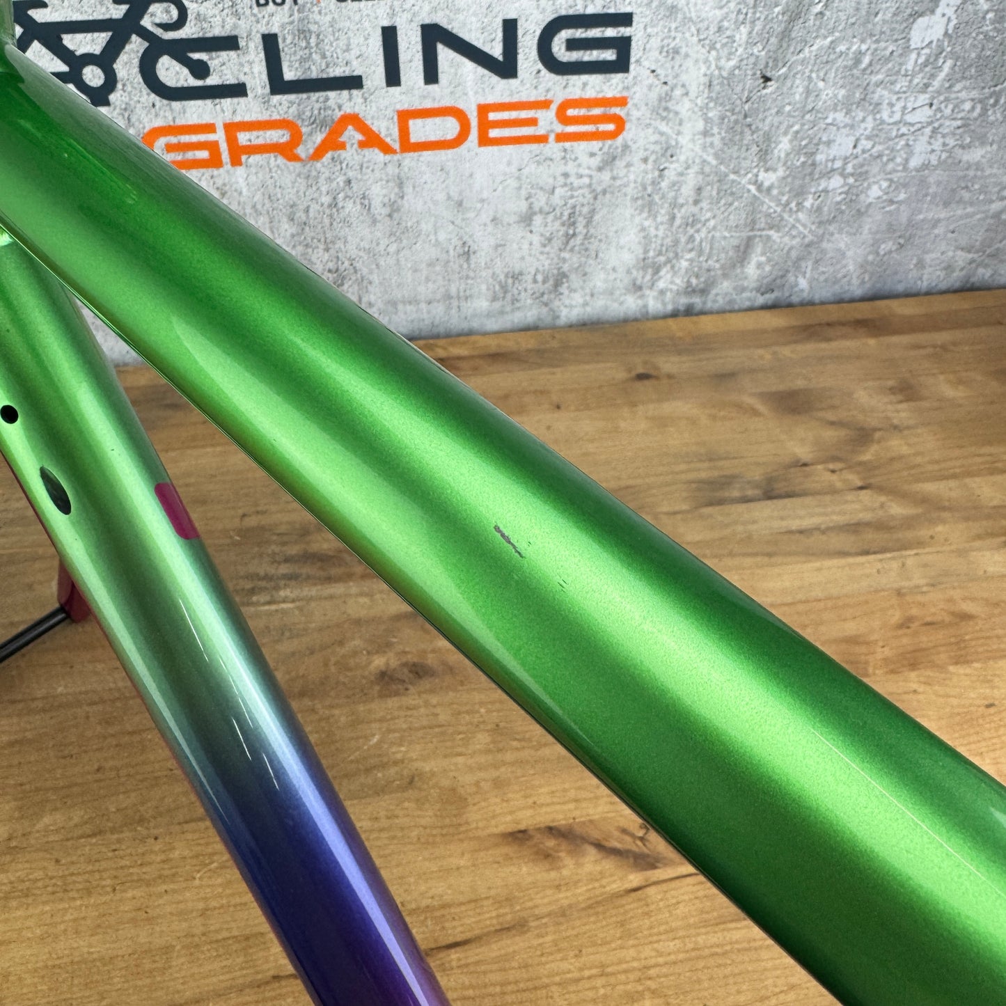 2021 Mosaic GT-1 AR Titanium 56.5cm Enve Chris King Gravel Bike Frameset 700c