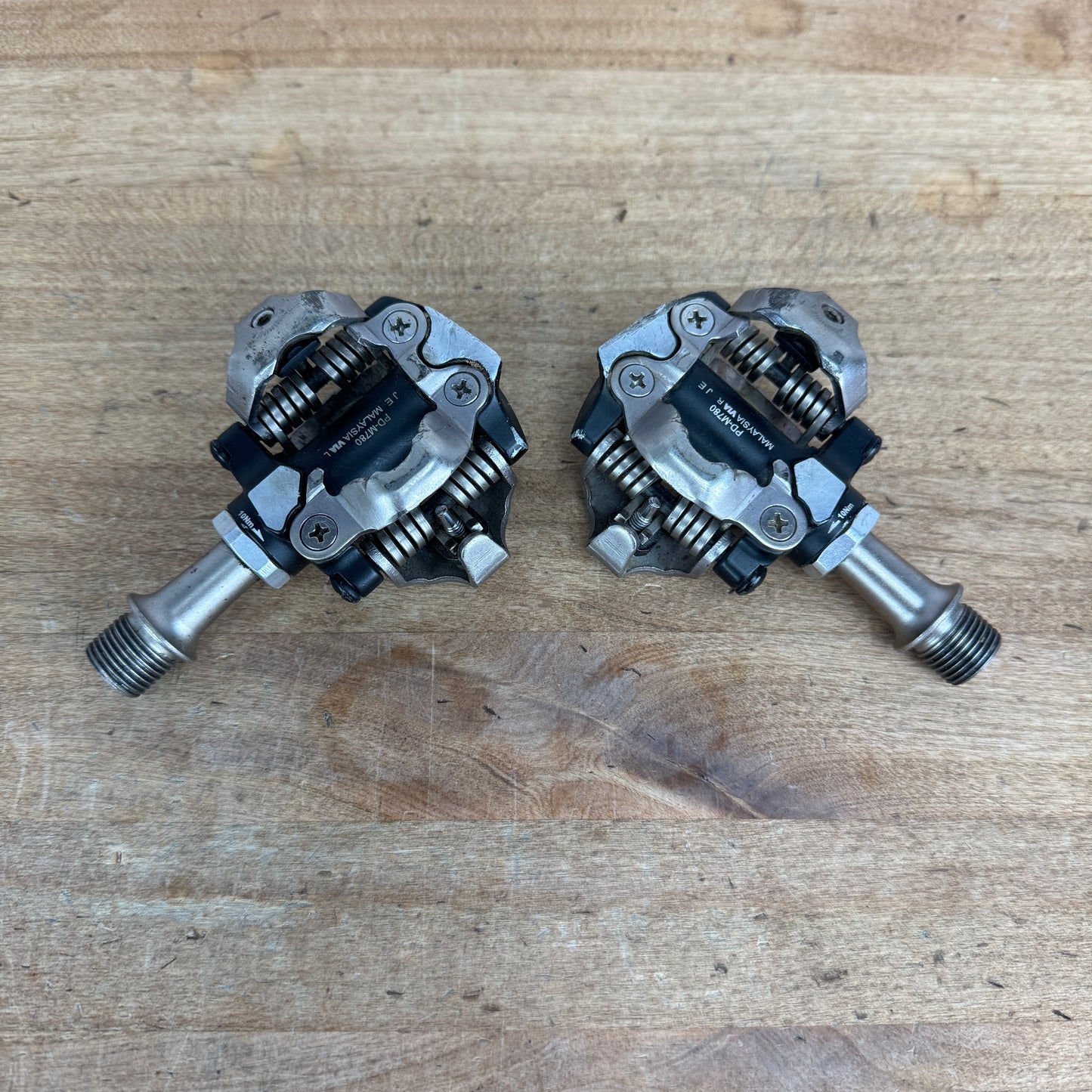 Low Mile! Shimano Deore XT PD-M780 Steel Spindle Clipless MTB Bike Pedals 339g