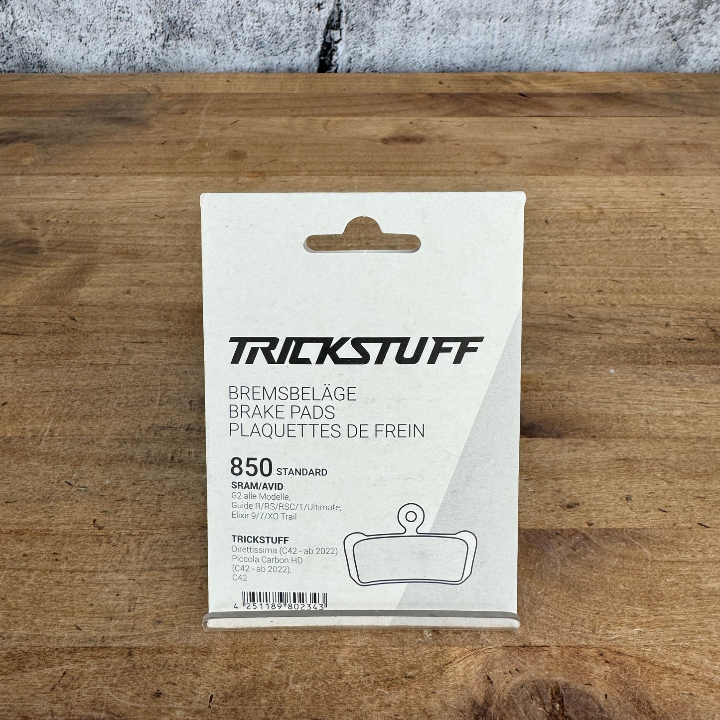 New! Trickstuff 850 Disc Brake Pads fits Sram/Avid/Trickstuff Calipers