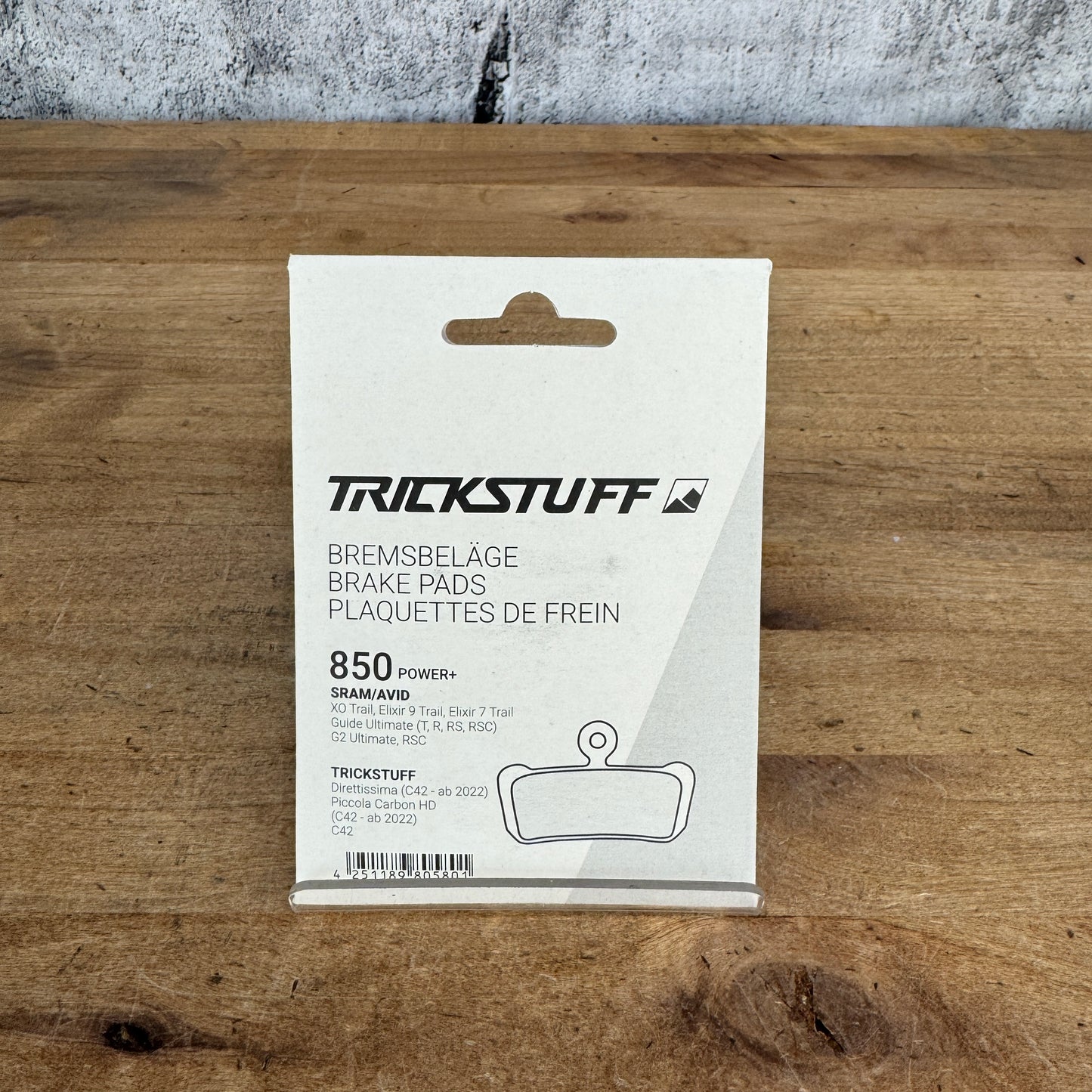 New! Trickstuff 850 Disc Brake Pads fits Sram/Avid/Trickstuff Calipers