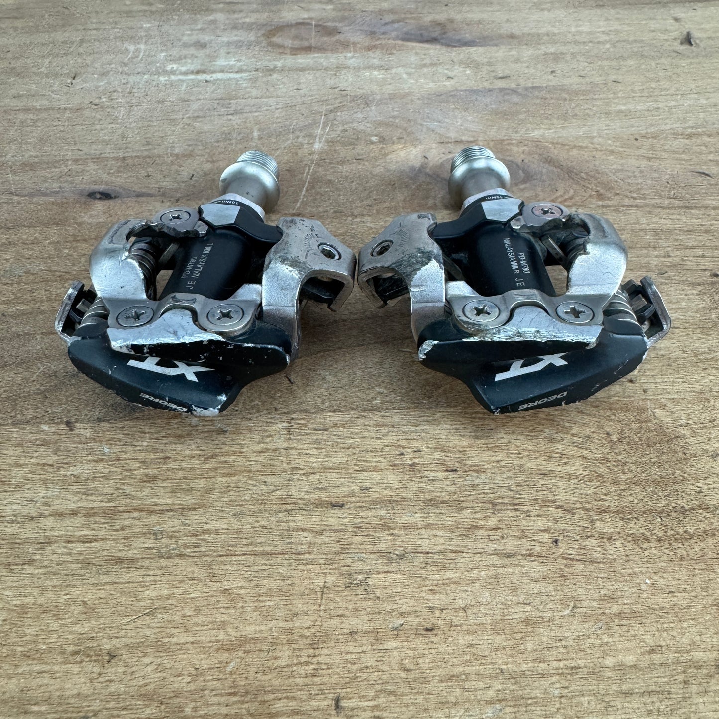 Low Mile! Shimano Deore XT PD-M780 Steel Spindle Clipless MTB Bike Pedals 339g