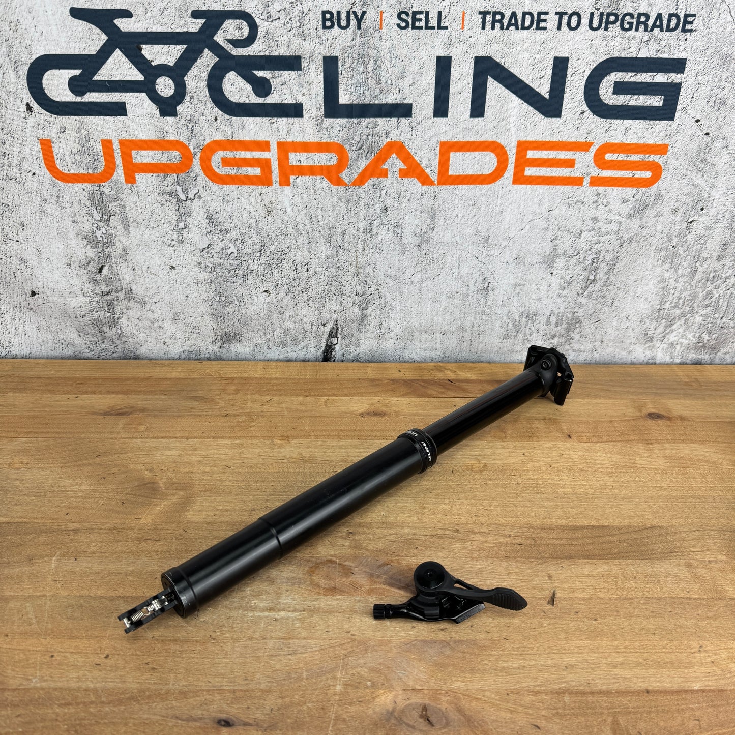 Low Mile! X-Fusion Manic 34.9mm 150mm Travel Dropper MTB Bike Seatpost + Remote