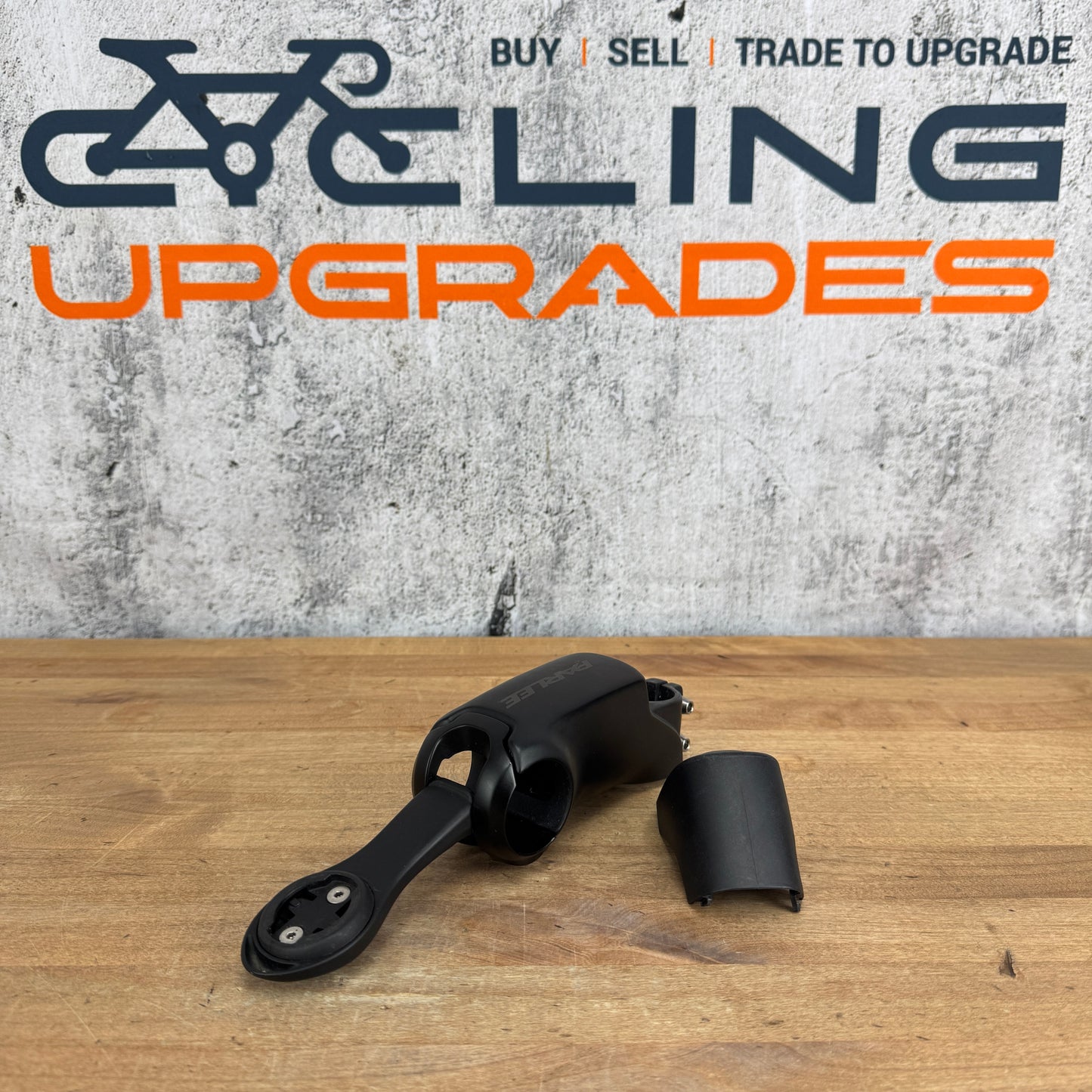 PARLEE RZ7 100mm Carbon 35mm x 1 1/4" Bike Stem 241g w/ Cover & Garmin Mount