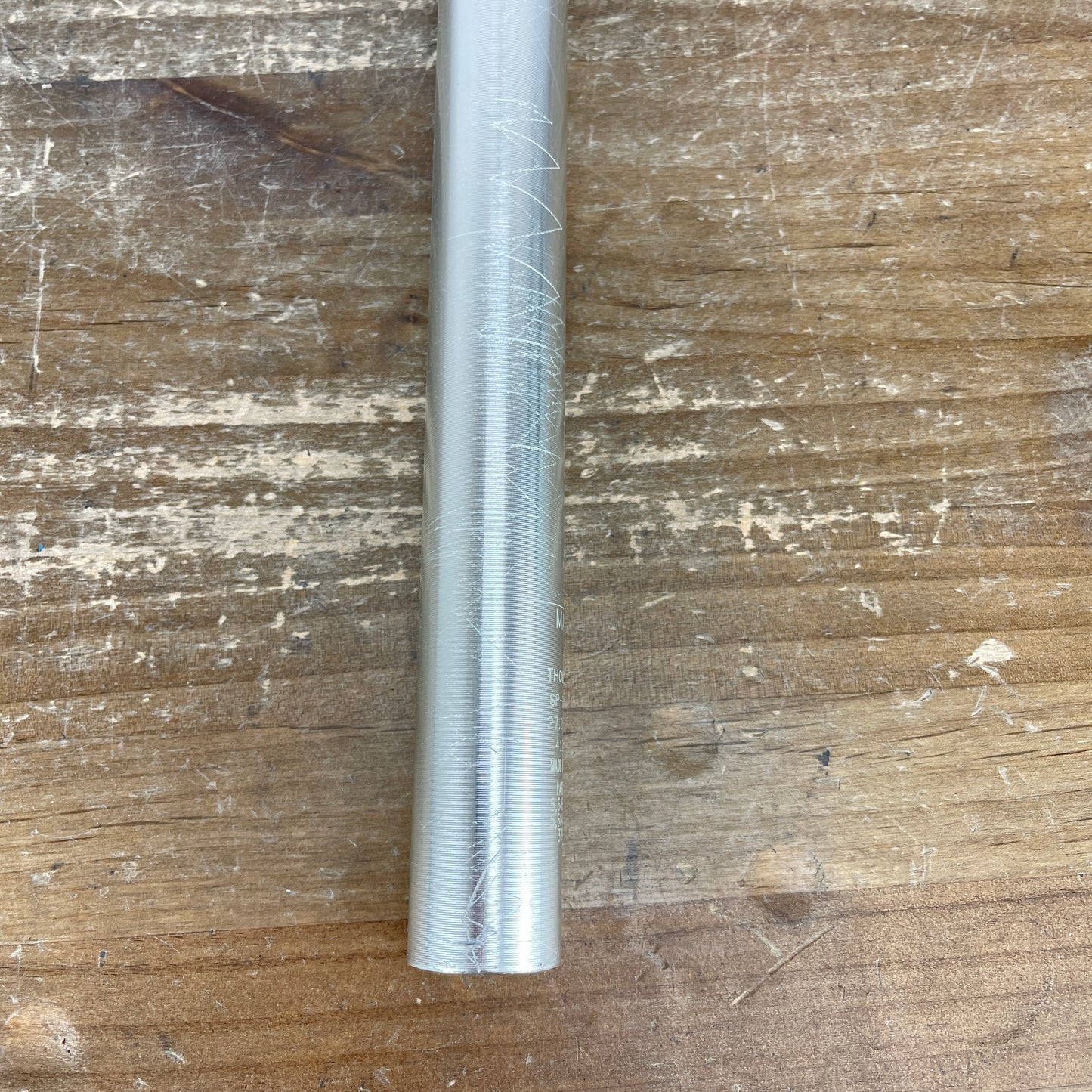 Thomson Elite Zero Offset Silver 27.2mm x 330mm Alloy Road Bike Seatpost 232g