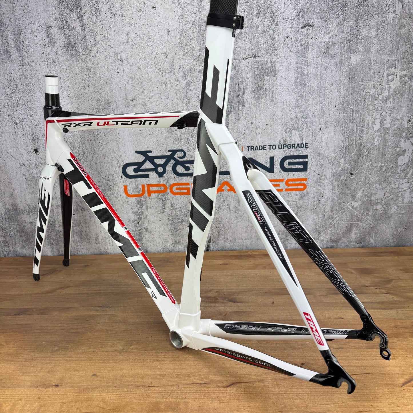 2012 Time RXR Ulteam Small (54.5cm TT) Rim Brake Carbon Frameset 700c 1746g