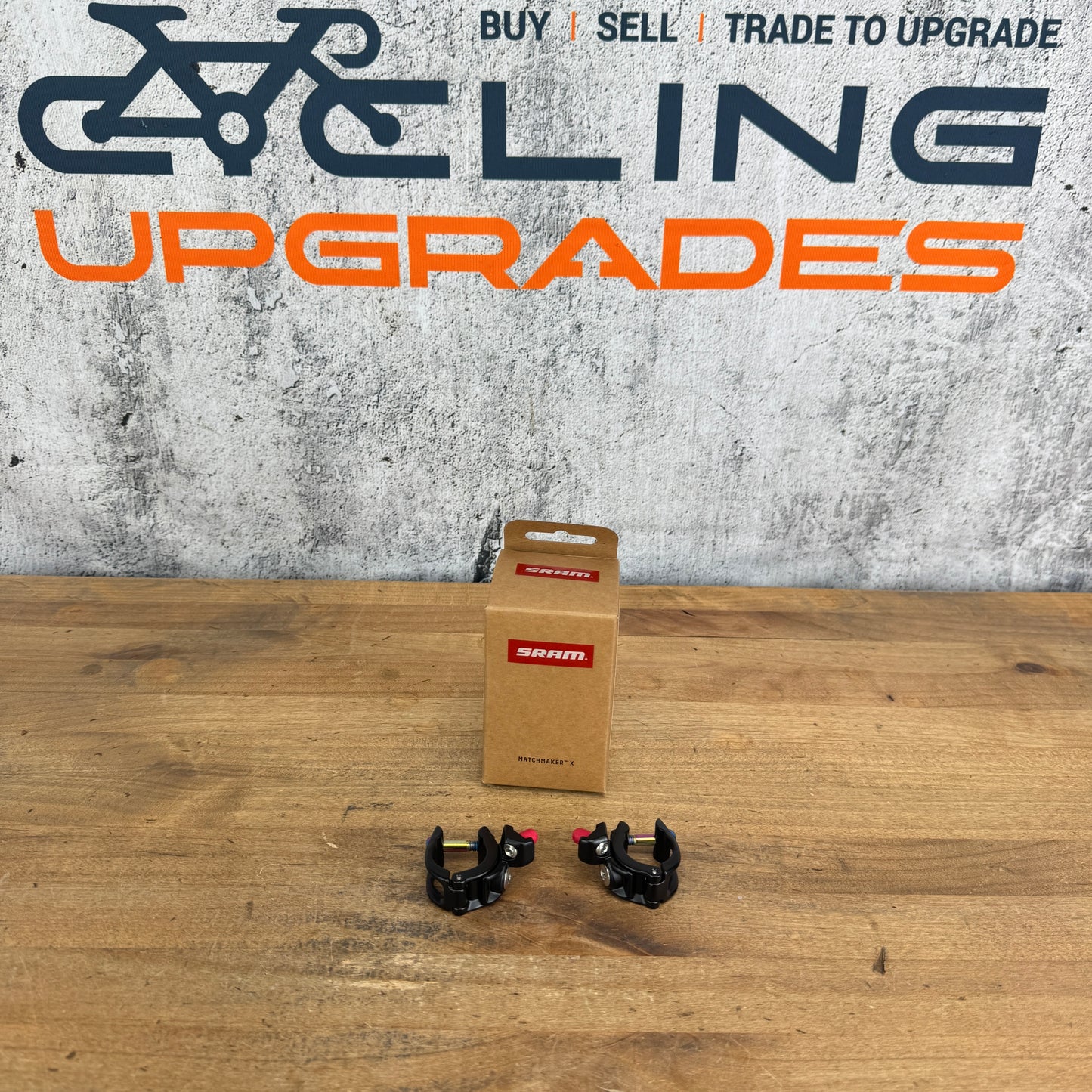 New! SRAM MatchMaker X Clamp Pair Right & Left Rainbow MSRP $43