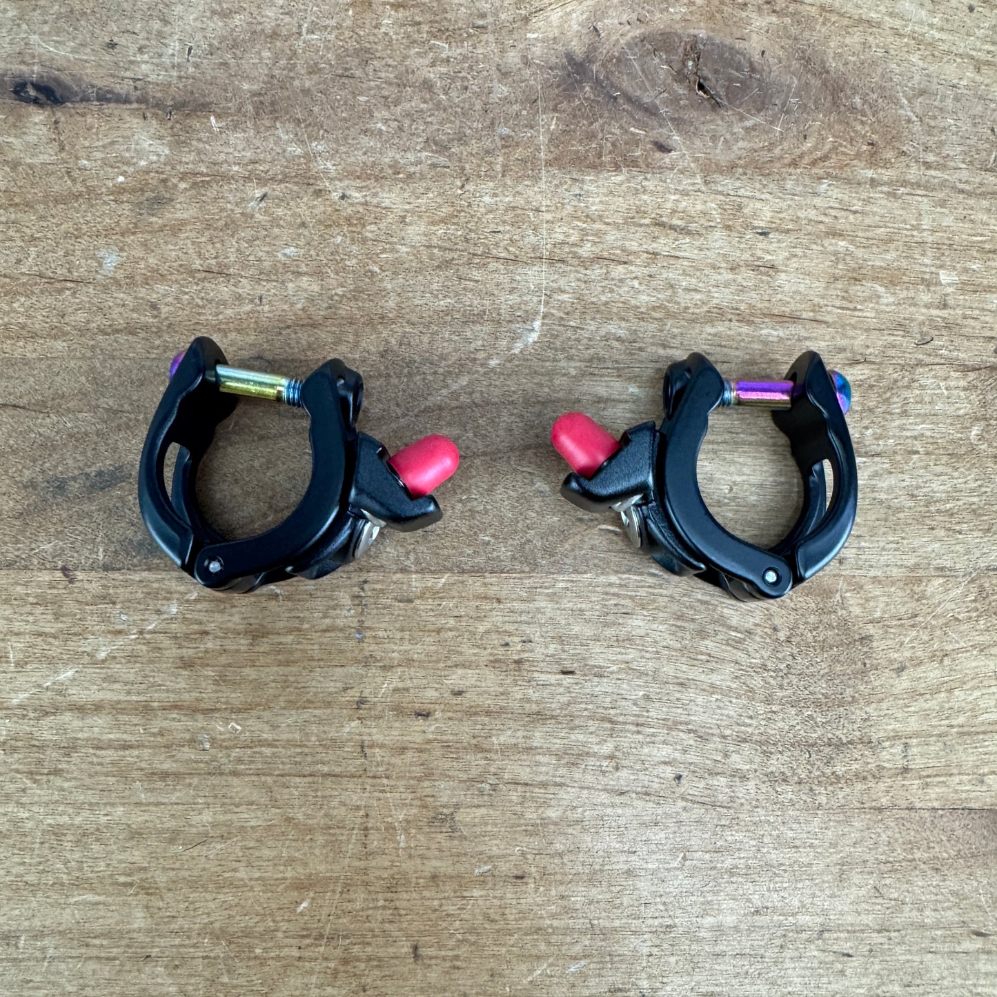 New! SRAM MatchMaker X Clamp Pair Right & Left Rainbow MSRP $43