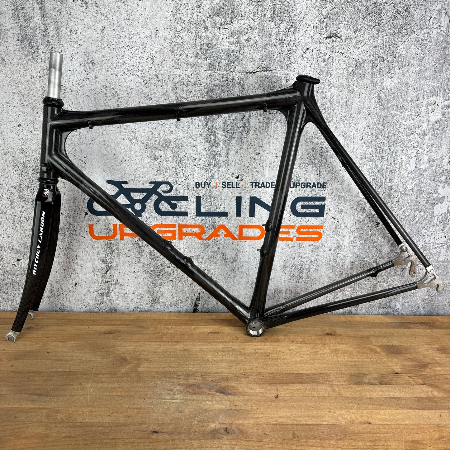 Vintage! Calfee Tetra Classic 54cm Carbon Frameset Ritchey Fork Chris King 1811g