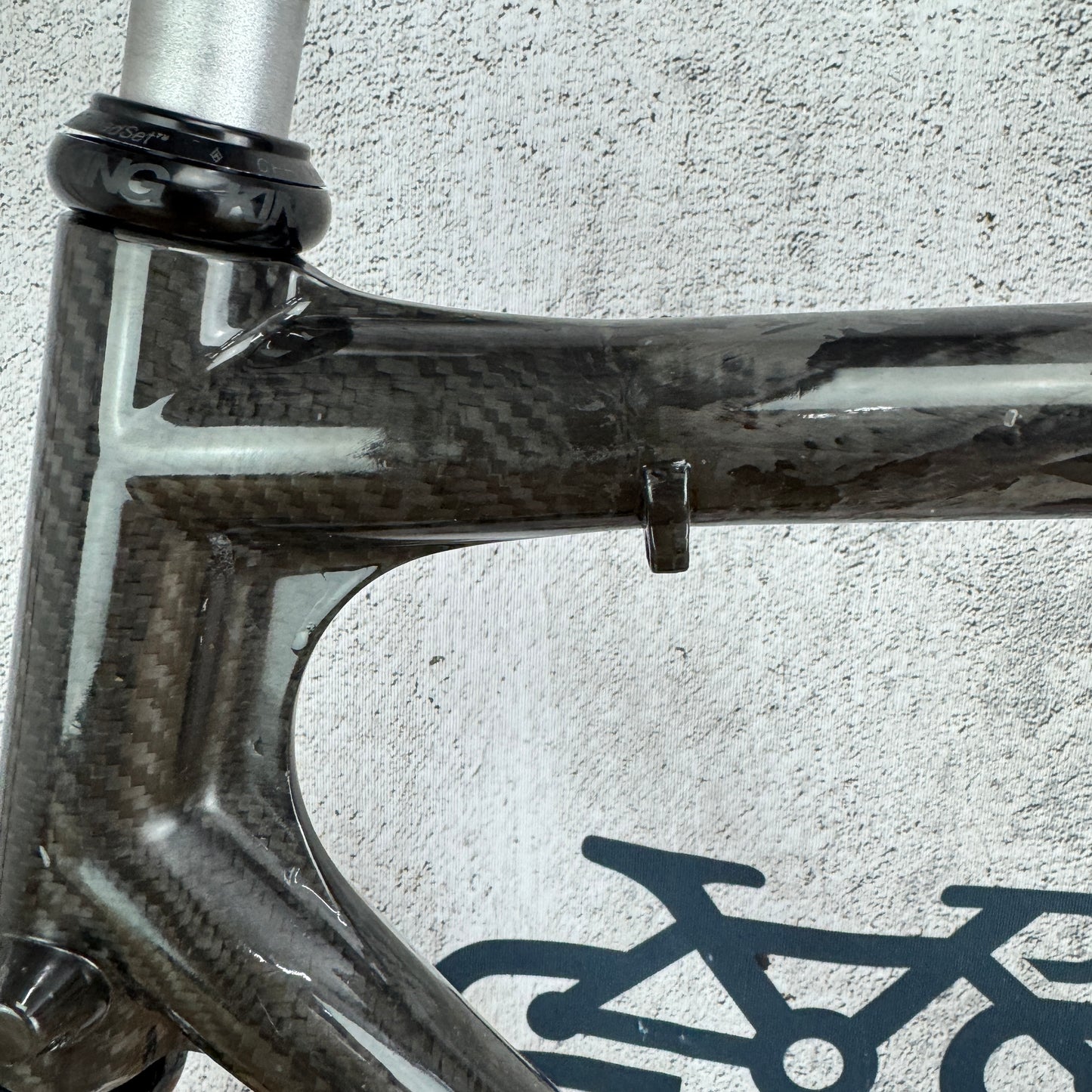 Vintage! Calfee Tetra Classic 54cm Carbon Frameset Ritchey Fork Chris King 1811g