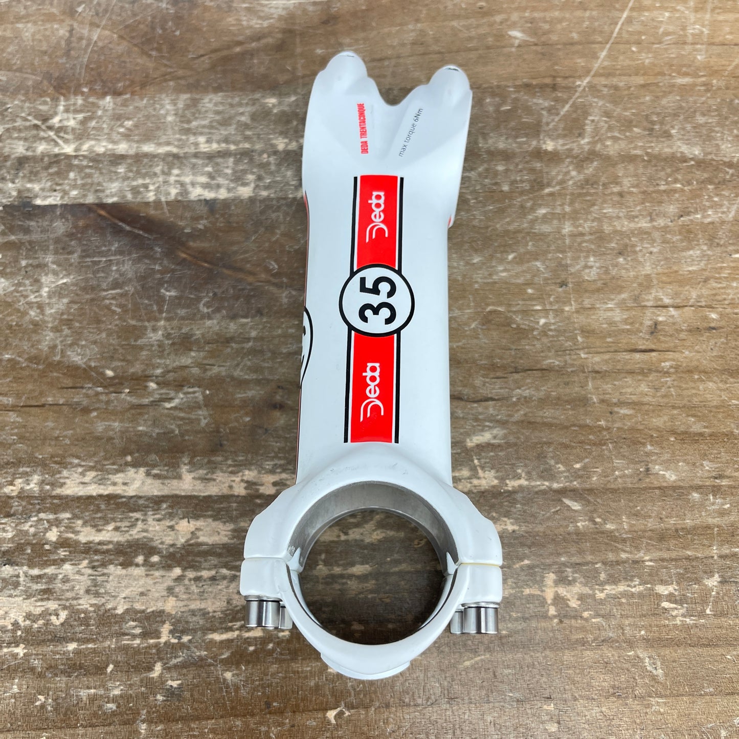 Deda Elementi Trentacinque M35 110mm ±8 Degree White Alloy 35mm Stem 129g