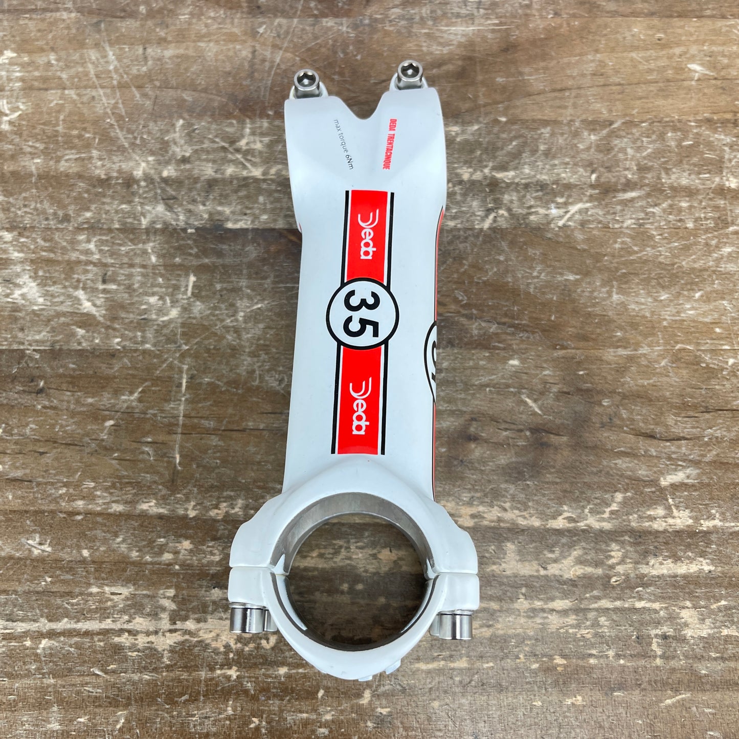 Deda Elementi Trentacinque M35 110mm ±8 Degree White Alloy 35mm Stem 129g