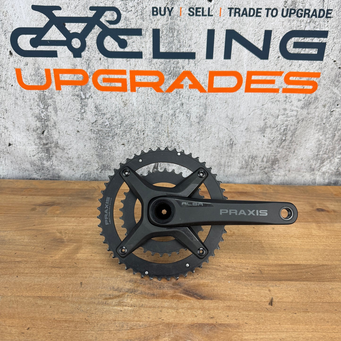 PraxisWorks Alba 172.5mm 48/32t 10-12 Speed Alloy LevaTime II X-Ring Crankset