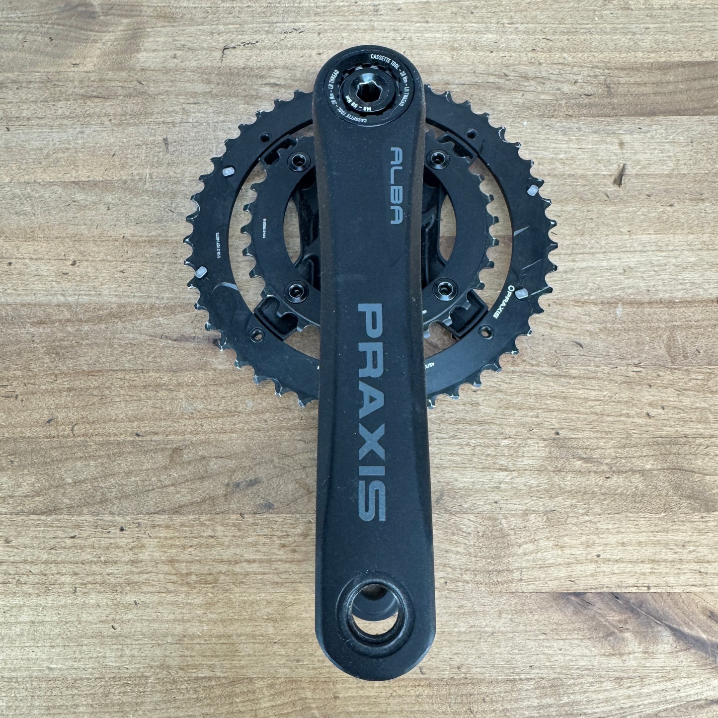 PraxisWorks Alba 172.5mm 48/32t 10-12 Speed Alloy LevaTime II X-Ring Crankset